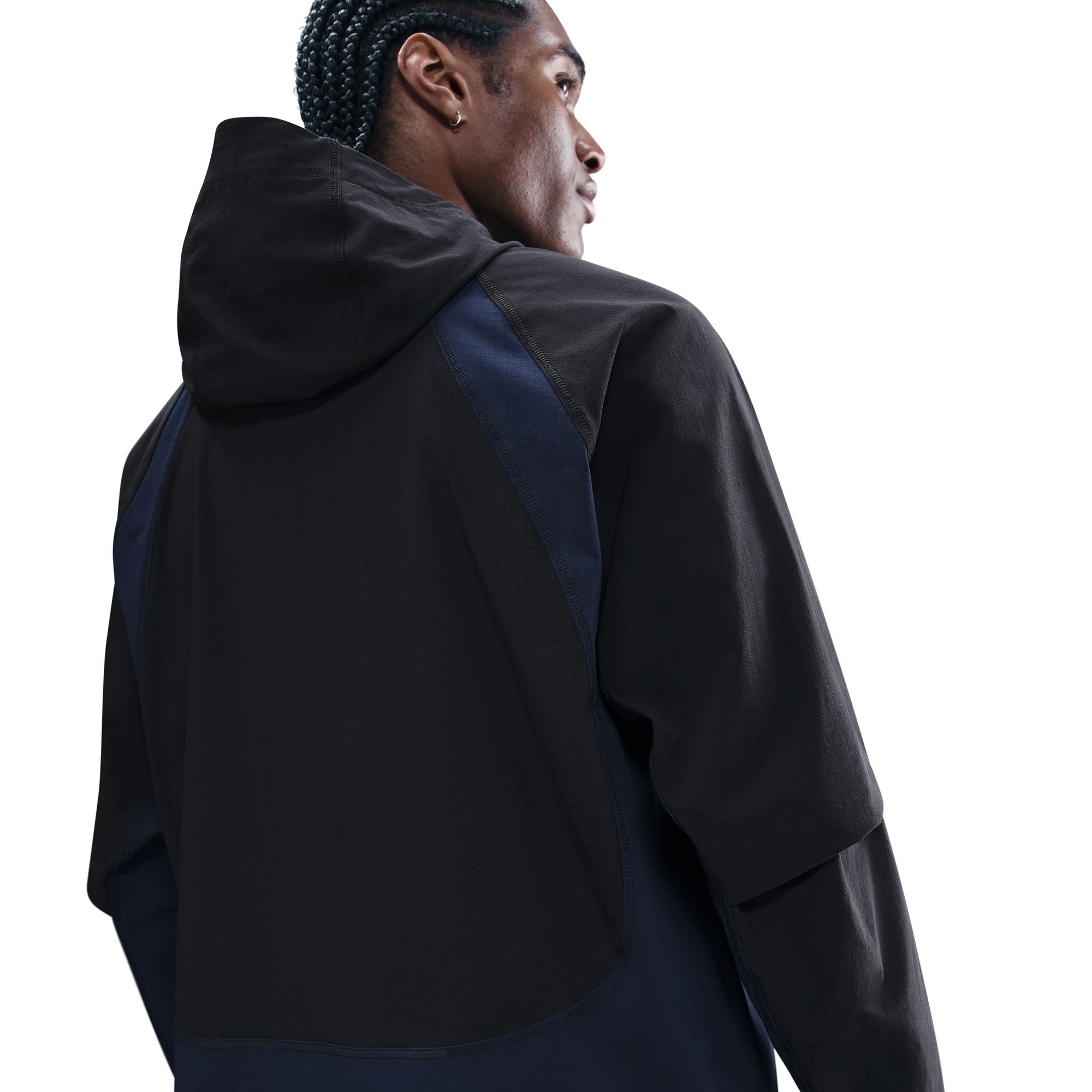 Nike Tech Dri-FIT Woven Color-Block Windrunner Loose Jacket - Men's
