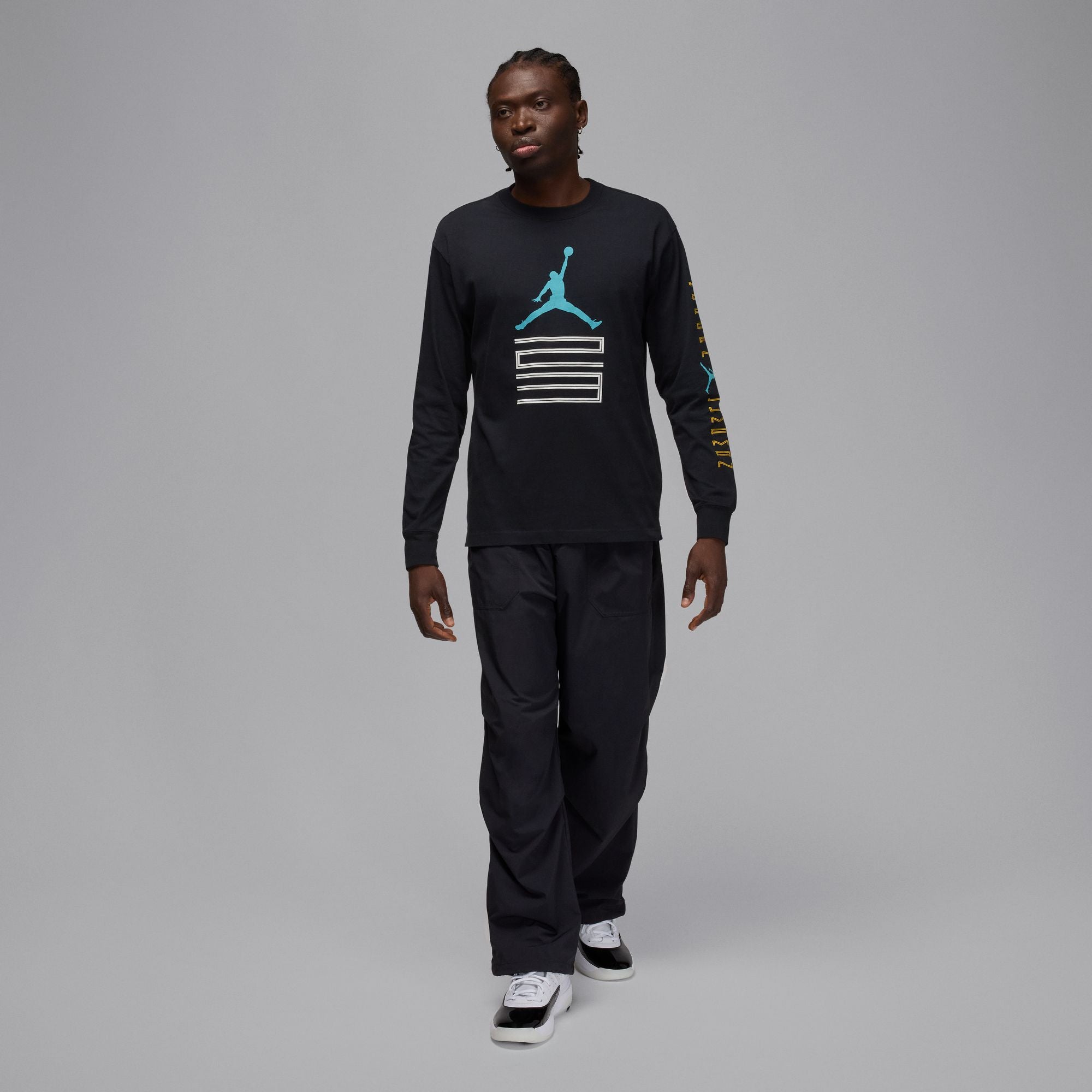 Air Jordan Brooklyn AJ11 Graphic Long-Sleeve T-Shirt - Men's