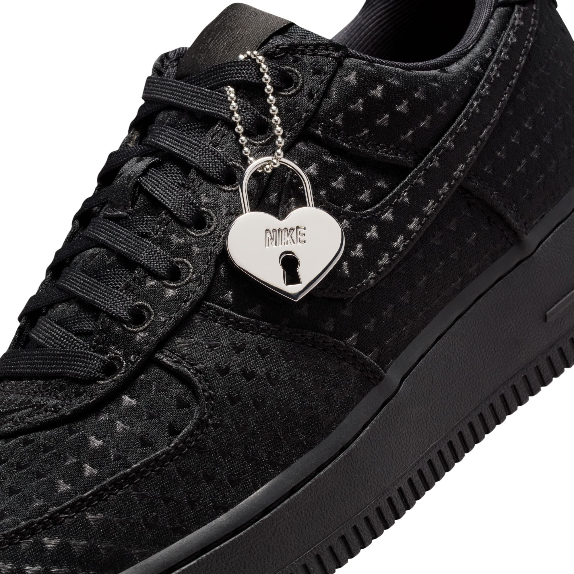 Nike Air Force 1 Low "Valentine's Day Triple Black" - Women's