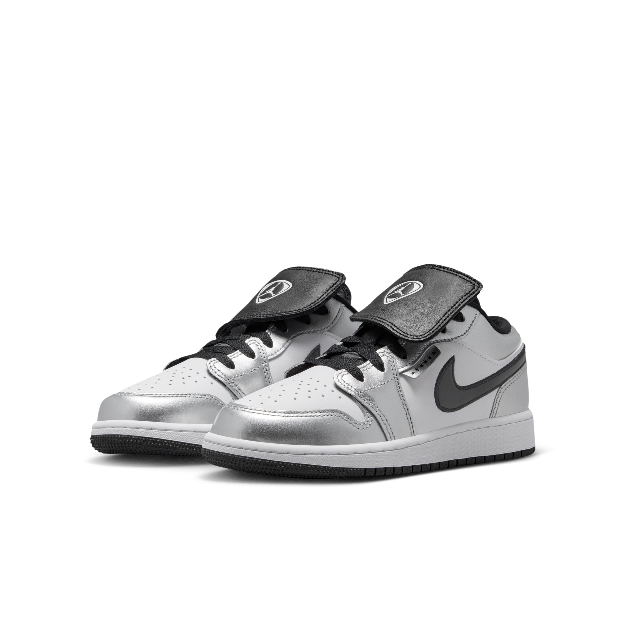 Air Jordan 1 Low SE "Metallic Silver Tiempo" - Non Adult