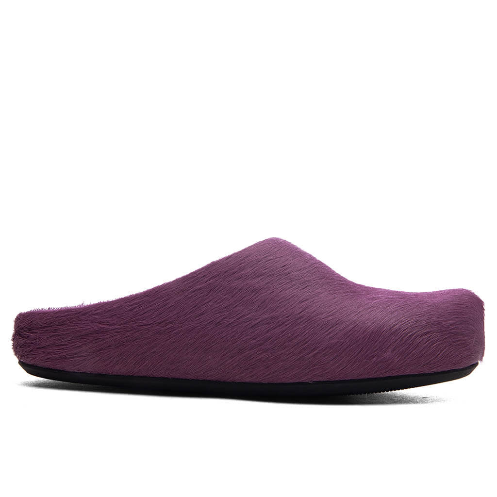 Marni 'Fussbett Sabot' Purple Slides