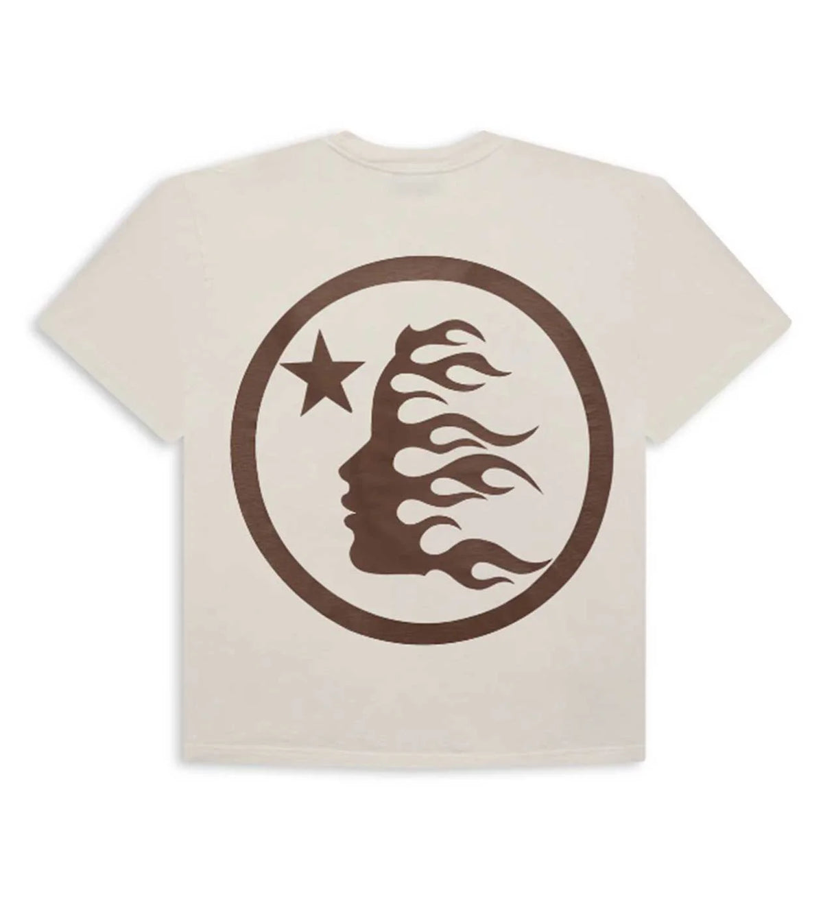 Hellstar 'Classic Logo' Cream & Brown Tee - view 2