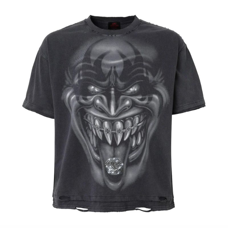 Lost intricacy 'Twisted Signal' Black Tee - Men's