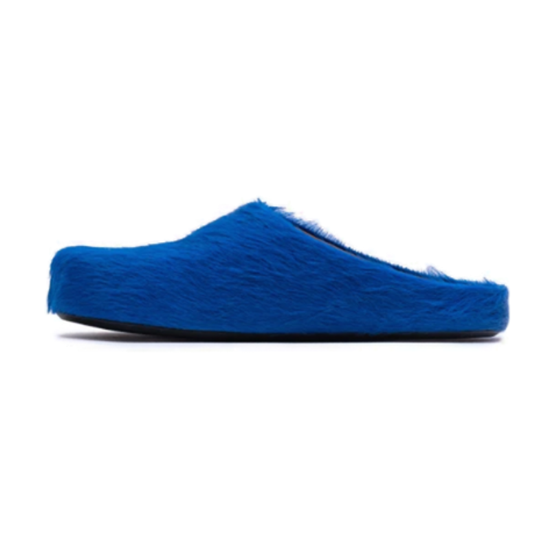 Marni 'Fussbett Sabot' Dark Blue Slippers