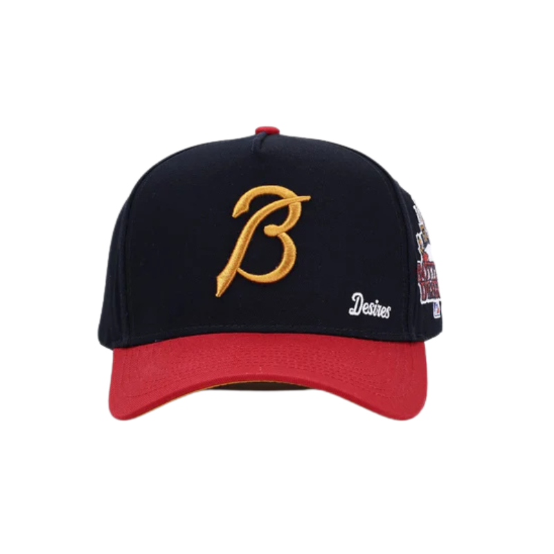 Bottega Desires 'Braves' Black & Red Hat