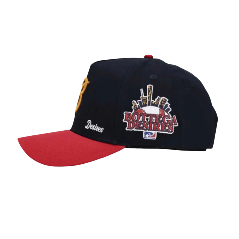 Bottega Desires 'Braves' Black & Red Hat