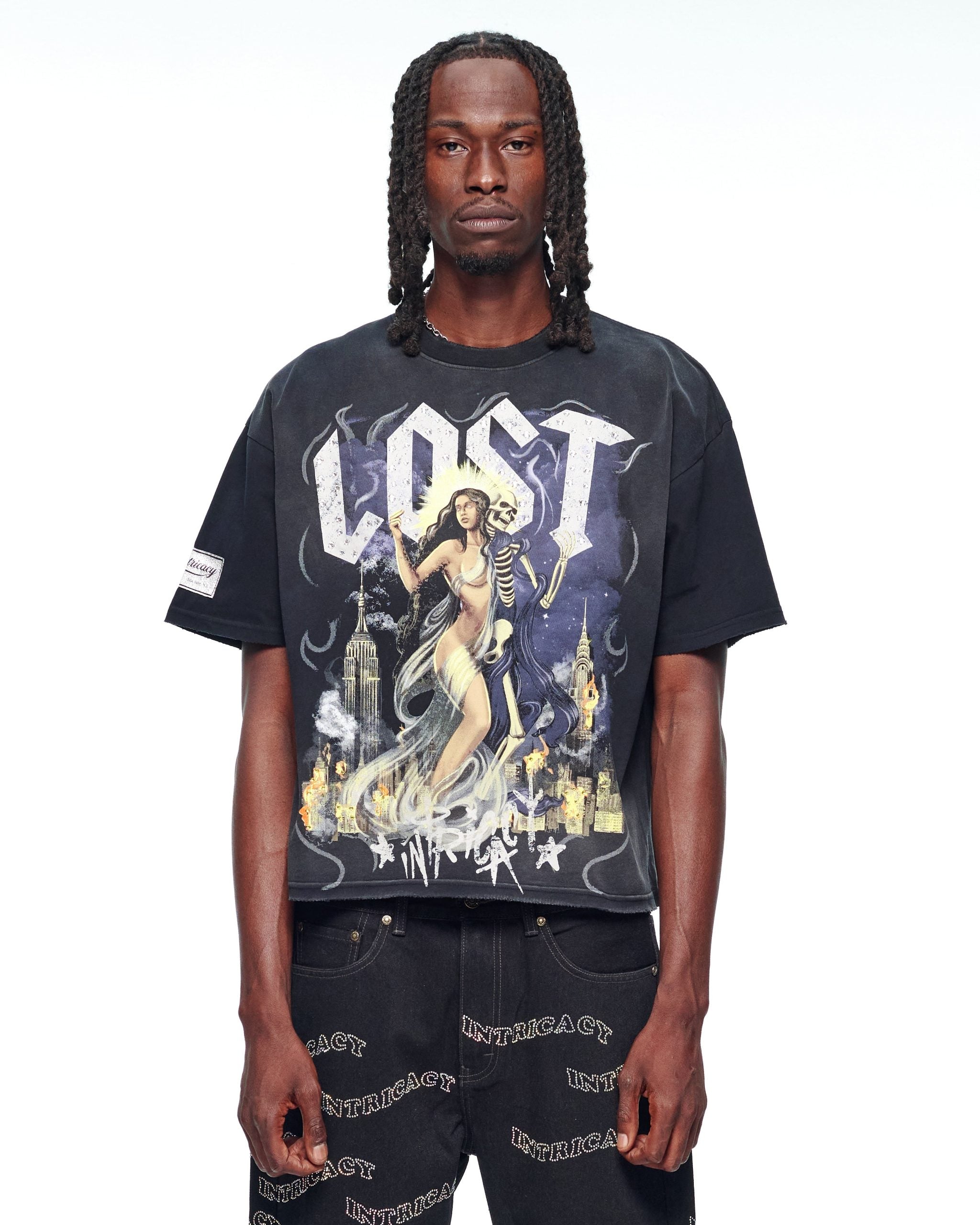 Lost Intricacy 'Afterlife' Black Tee - Men's