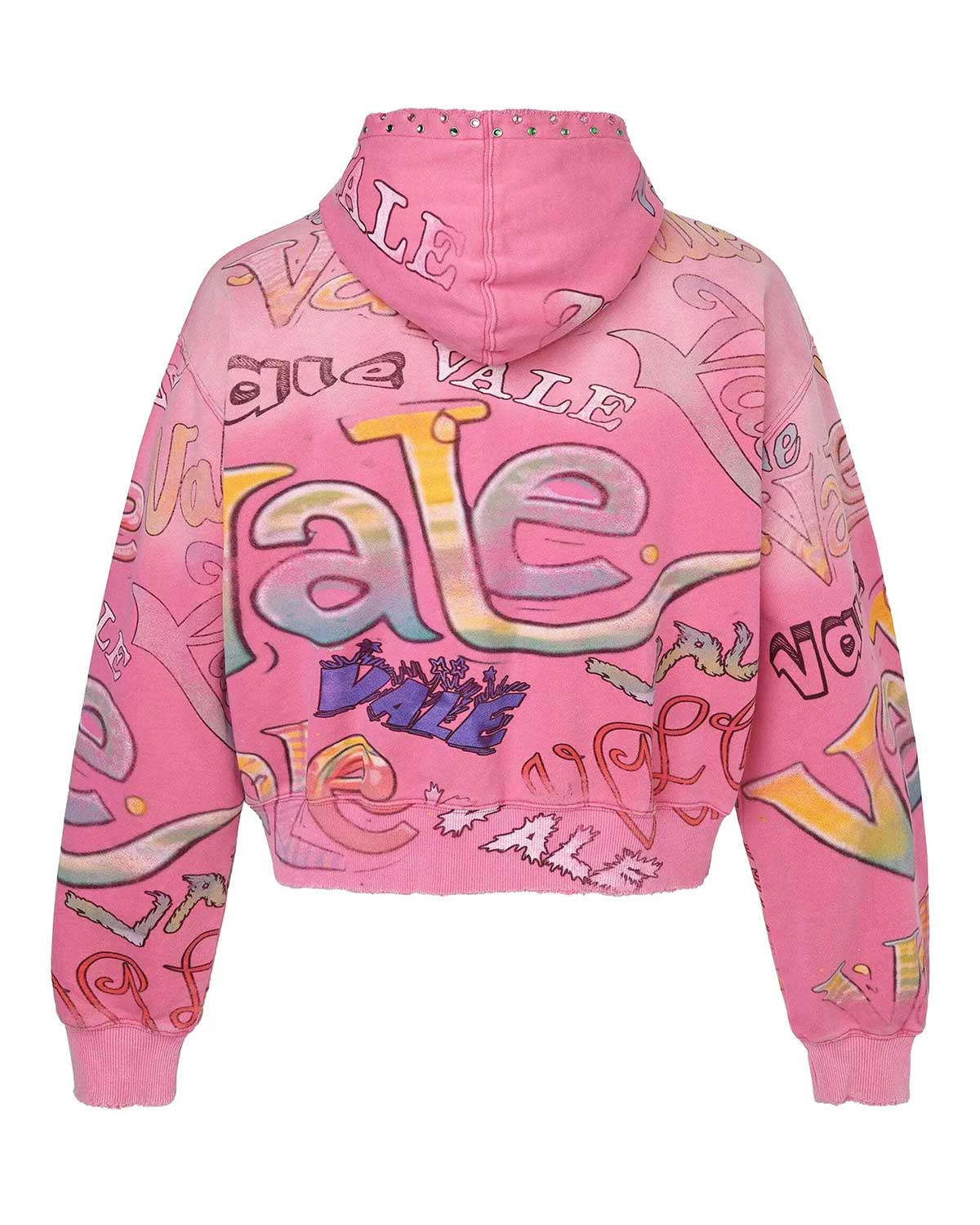 Vale Forever 'Bubblegum' Pink Zip Up Hoodie - view 2