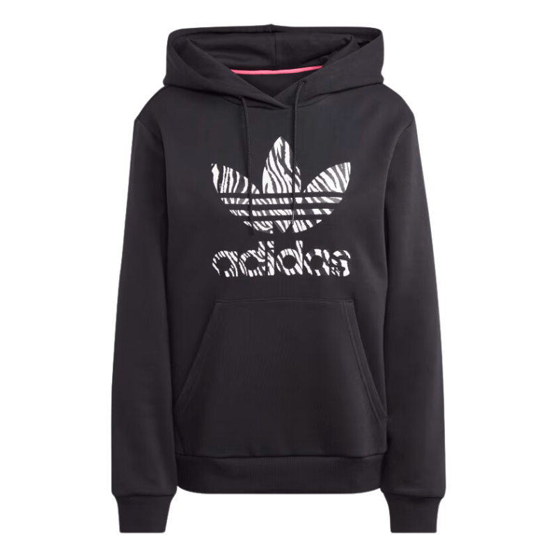 Adidas Apparel adidas ZEBRA ANIMAL PRINT INFILL HOODIE - Women's