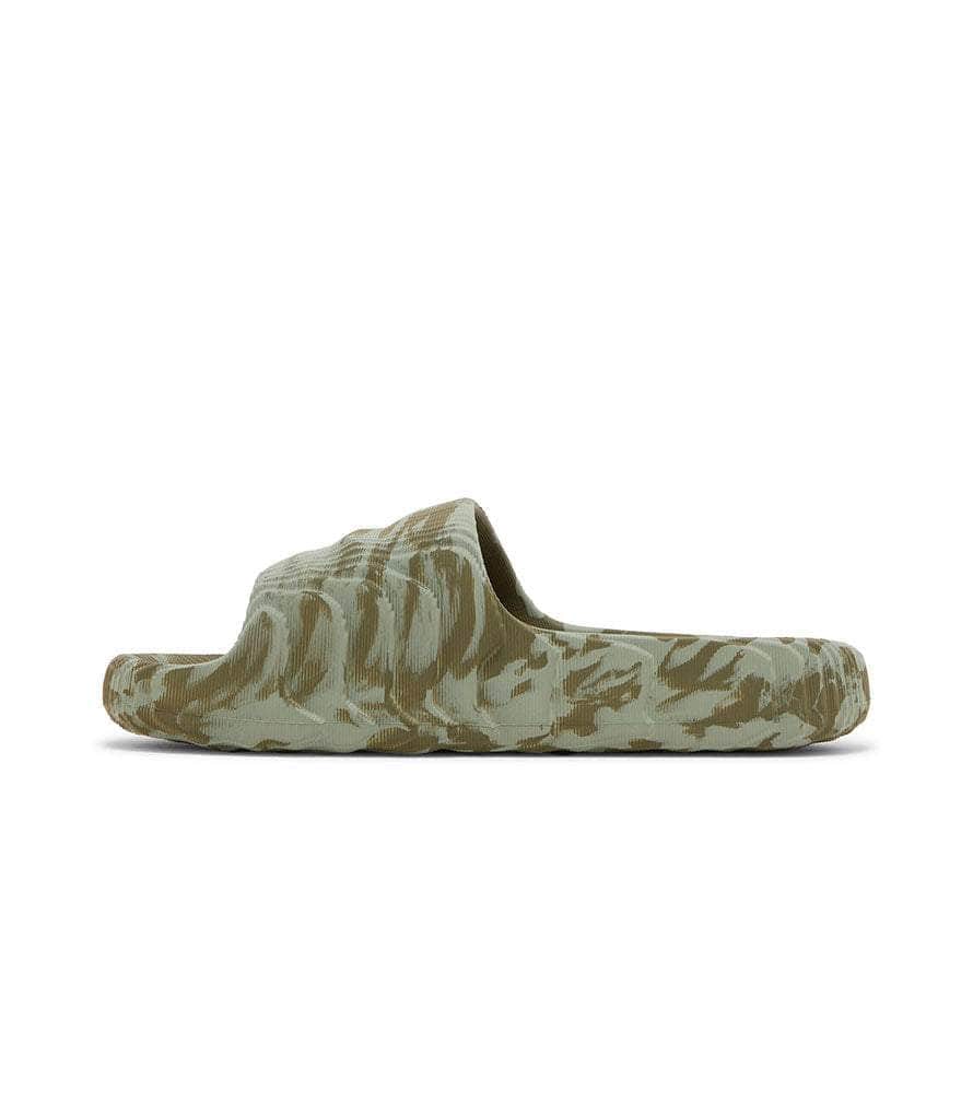 Adidas FOOTWEAR adidas Adilette 22 Slides "Olive Strata Silver Green" - Men's