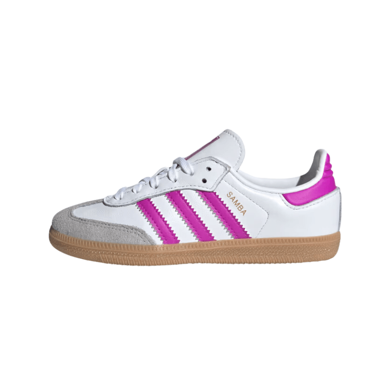 adidas Samba OG "Cloud White Purple Burst" - Kid's PS adidas Samba OG "Cloud White Purple Burst" - Kid's PS