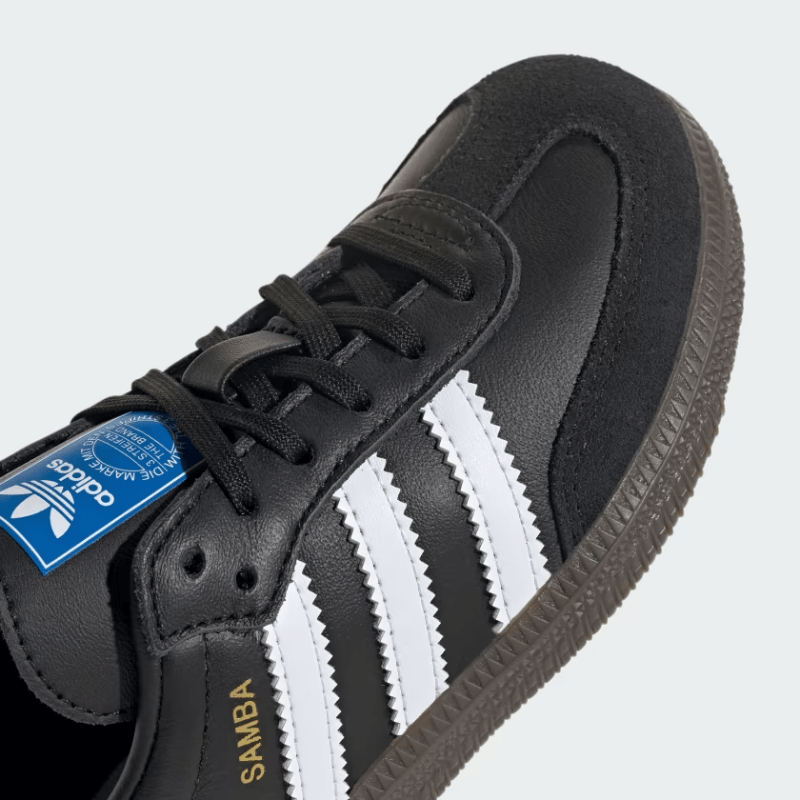 Adidas Footwear adidas Samba OG "Core Black Cloud White Gum" - Kid's PS