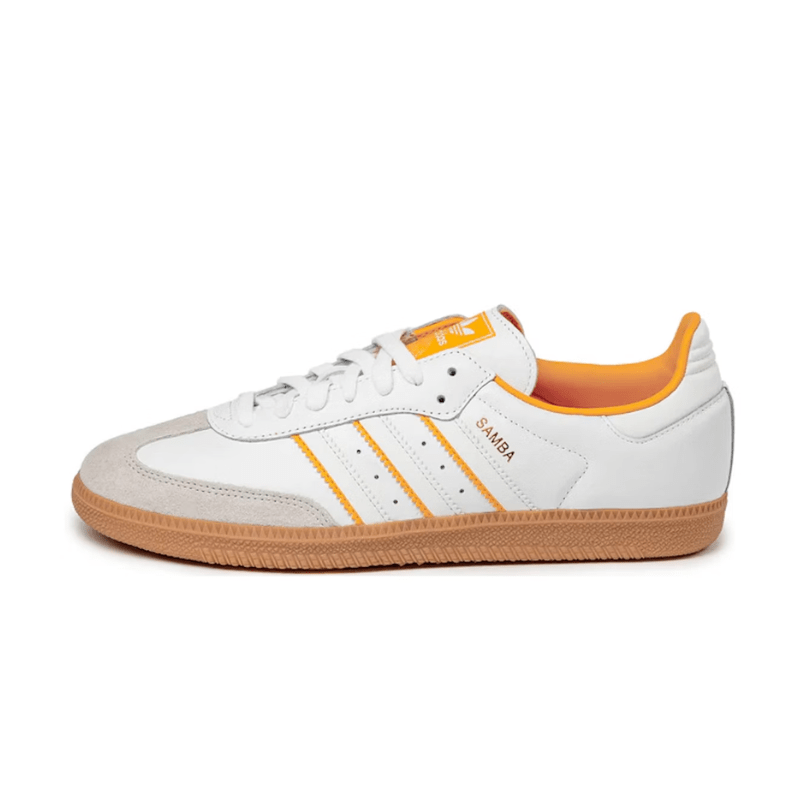 Adidas samba orange stripe on sale