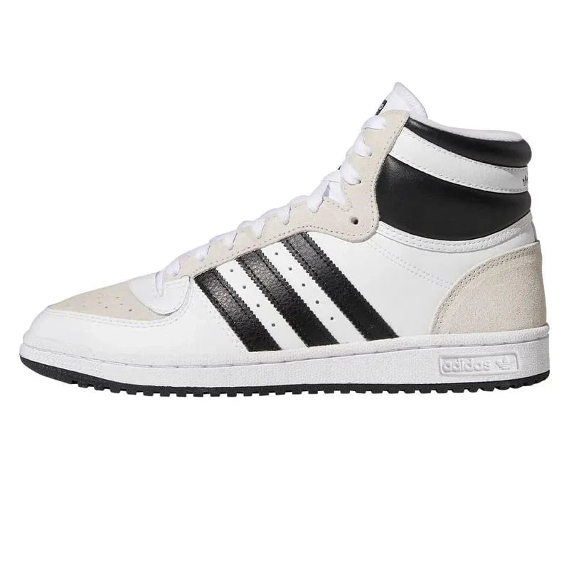 Adidas FOOTWEAR adidas Top Ten Hi "White Black Taupe" - Men's