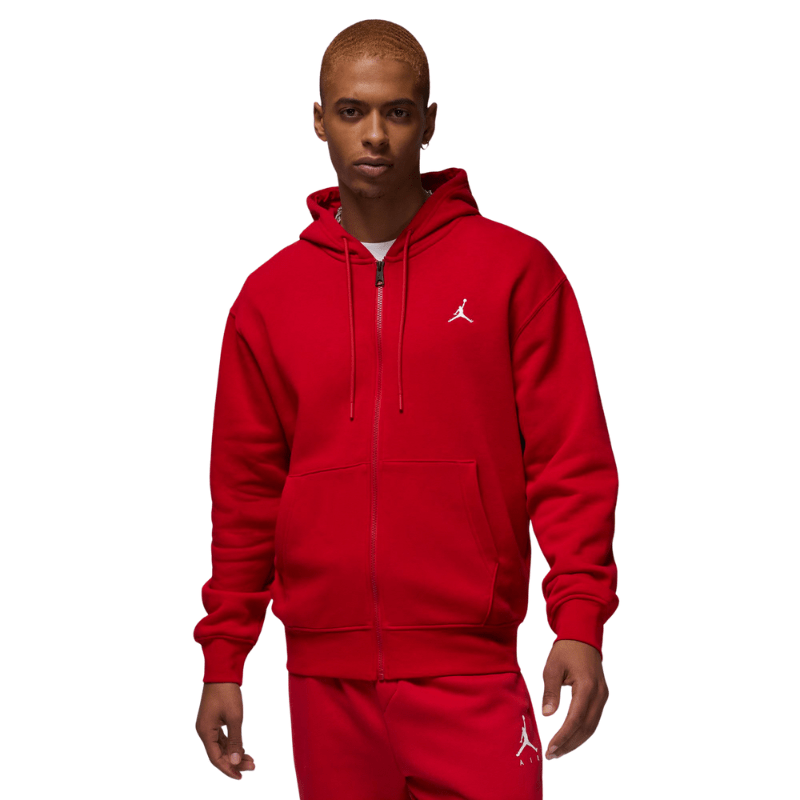 Red jordan deals pullover hoodie