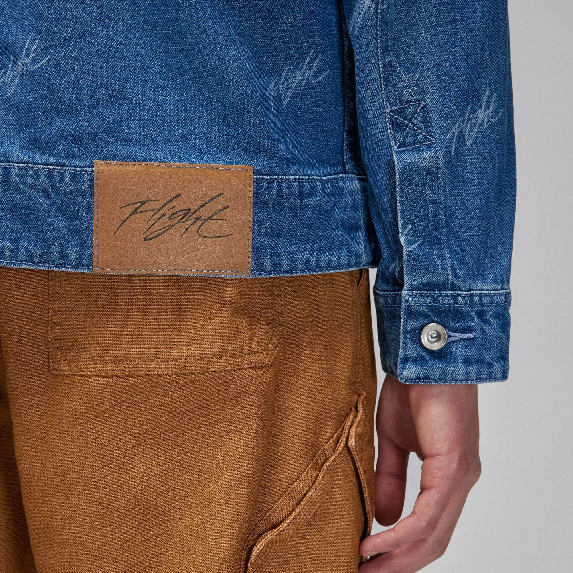 Air Jordan APPAREL Air Jordan Flight Heritage Denim Jacket - Men's