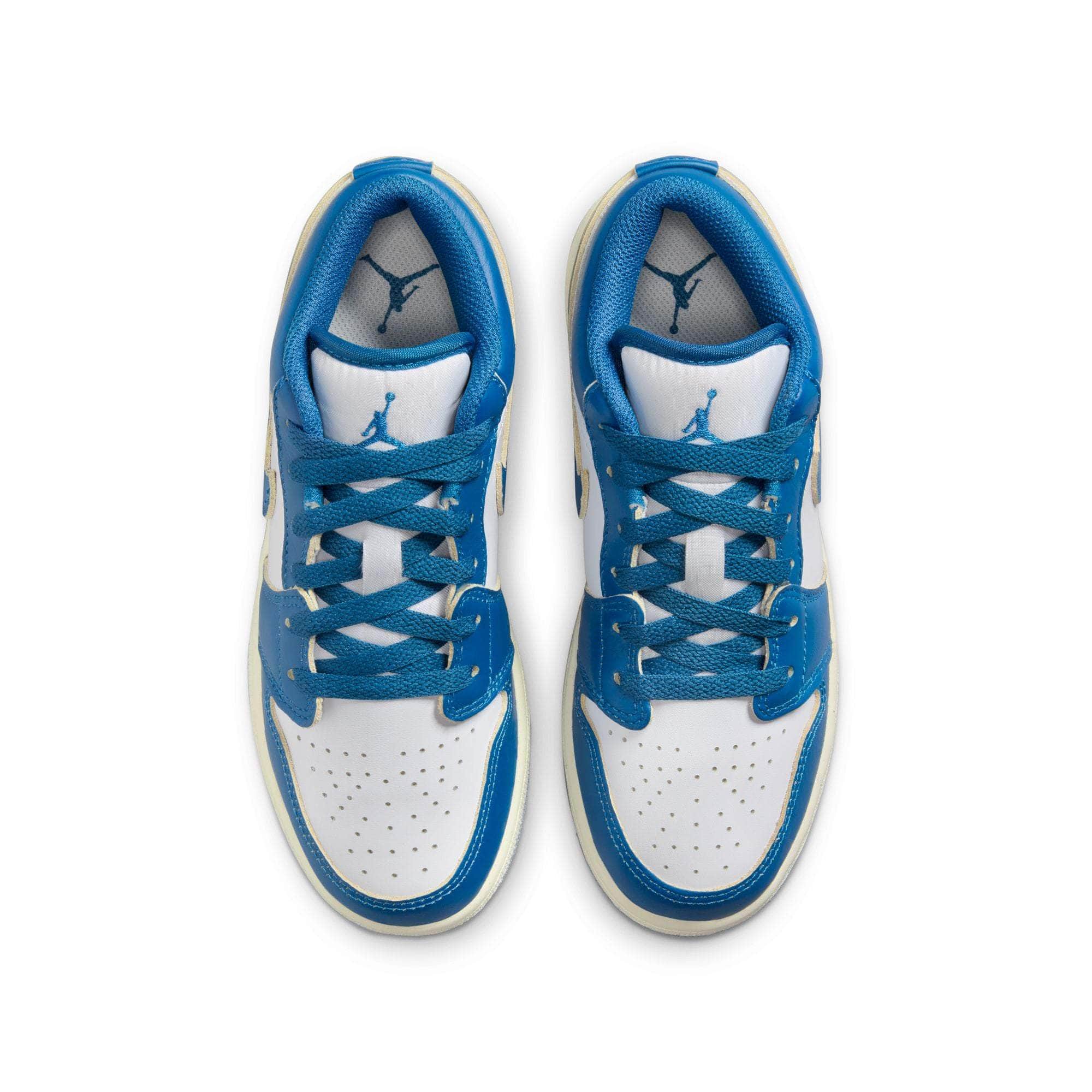 Air Jordan Footwear Air Jordan 1 Low "Industrial Blue" - Boy's GS