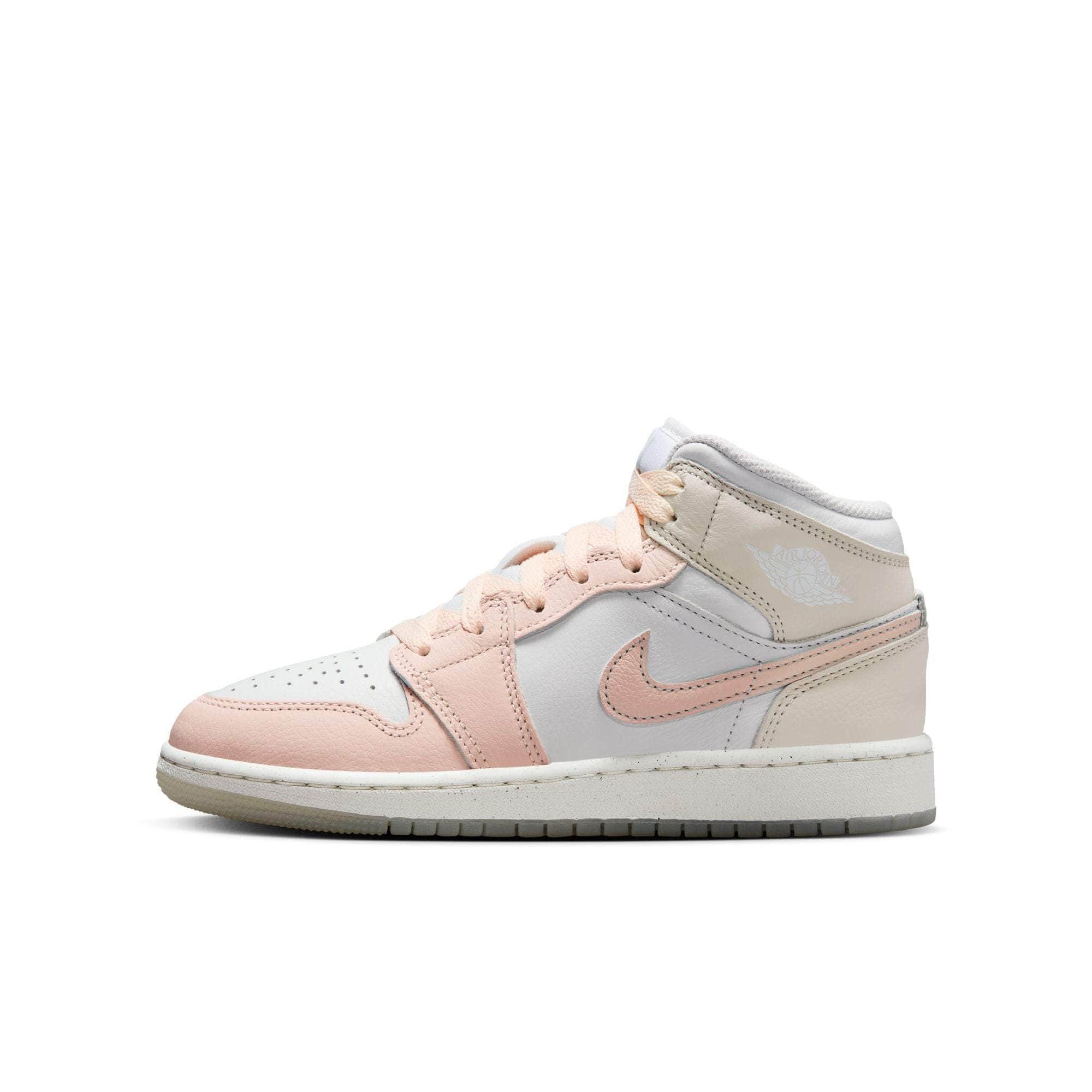 Air Jordan FOOTWEAR Air Jordan 1 Mid "Flamingo" - Kid's Grade School