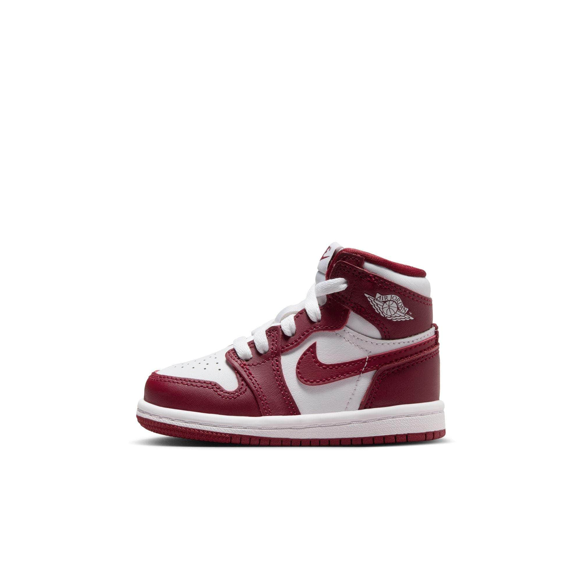 Red fashion jordans for toddlers