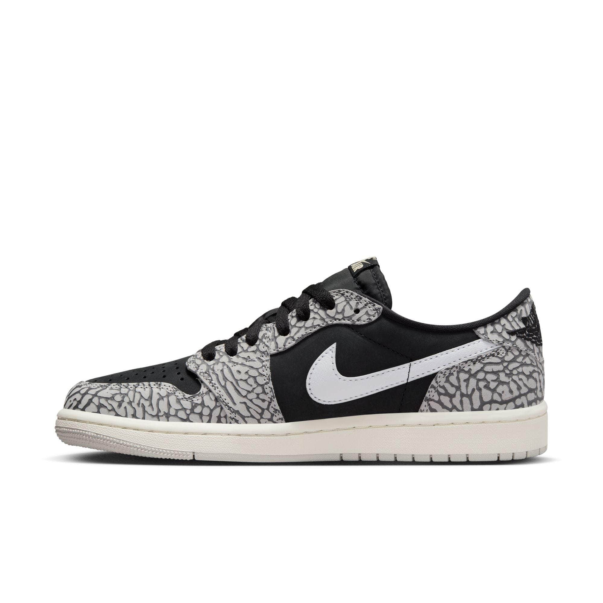 Air Jordan FOOTWEAR Air Jordan 1 Retro Low OG Black Cement - Men's