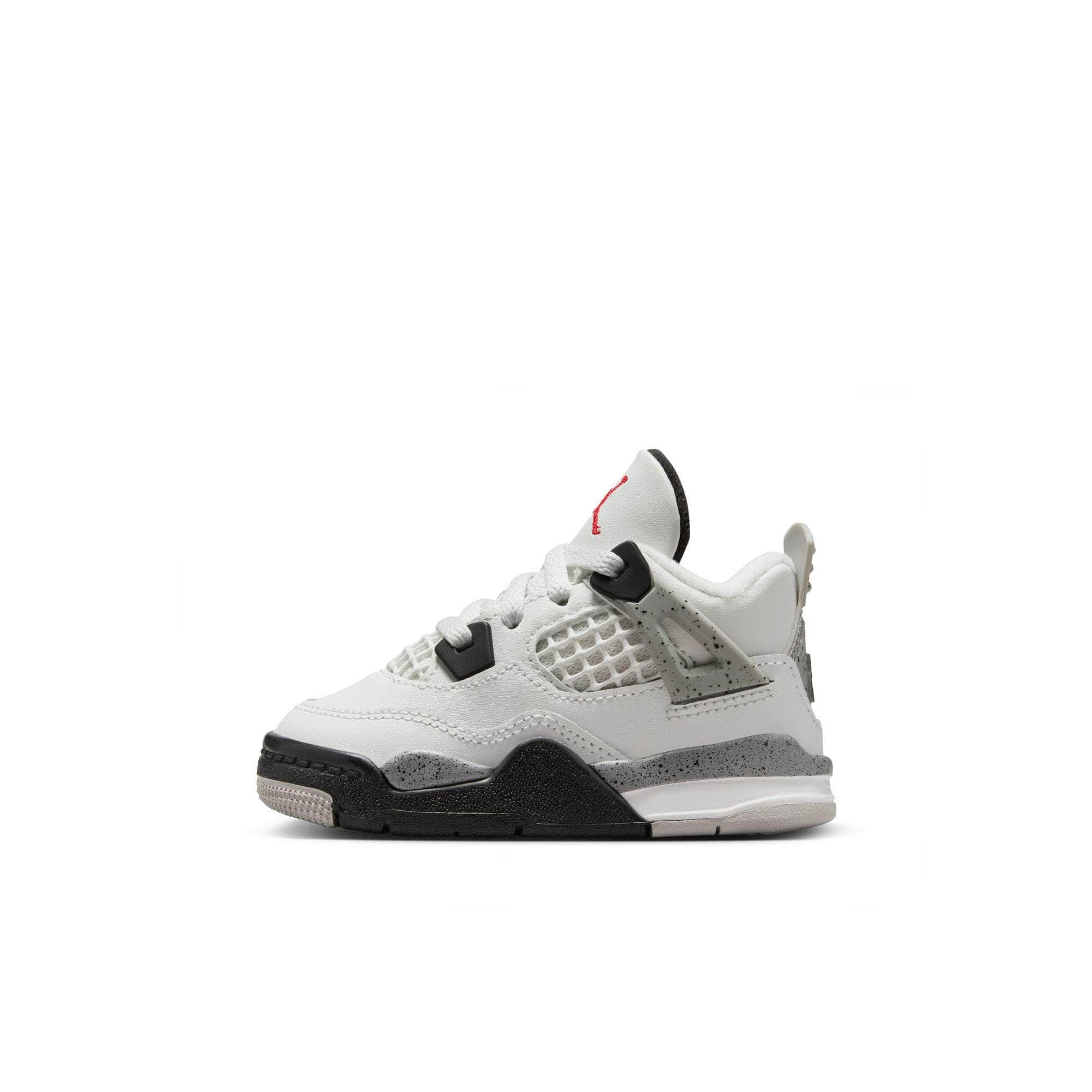Air Jordan FOOTWEAR Air Jordan 4 Retro "White Cement" - Toddler