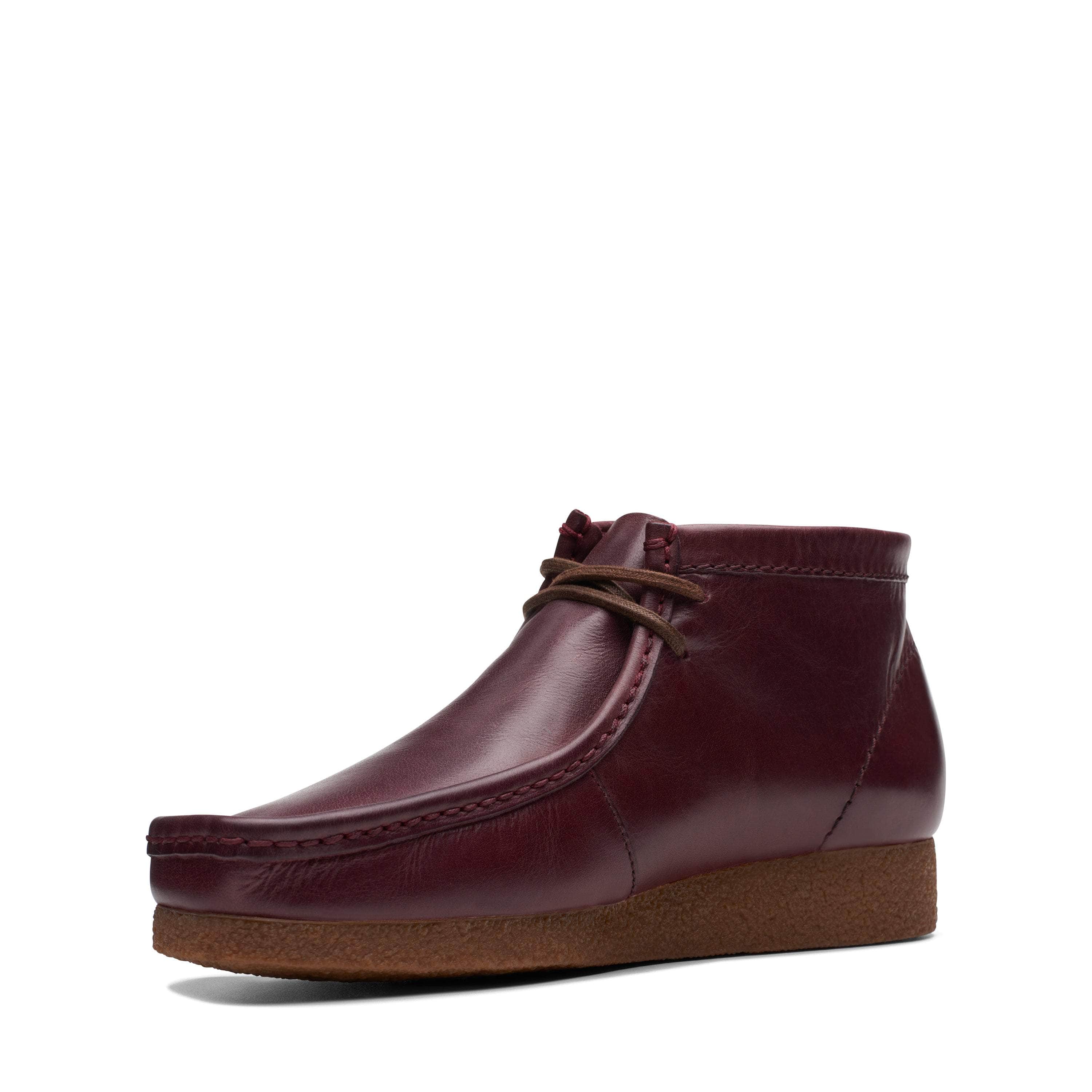 Clarks FOOTWEAR Clarks Shacre Boot Burgundy Leather - Men's