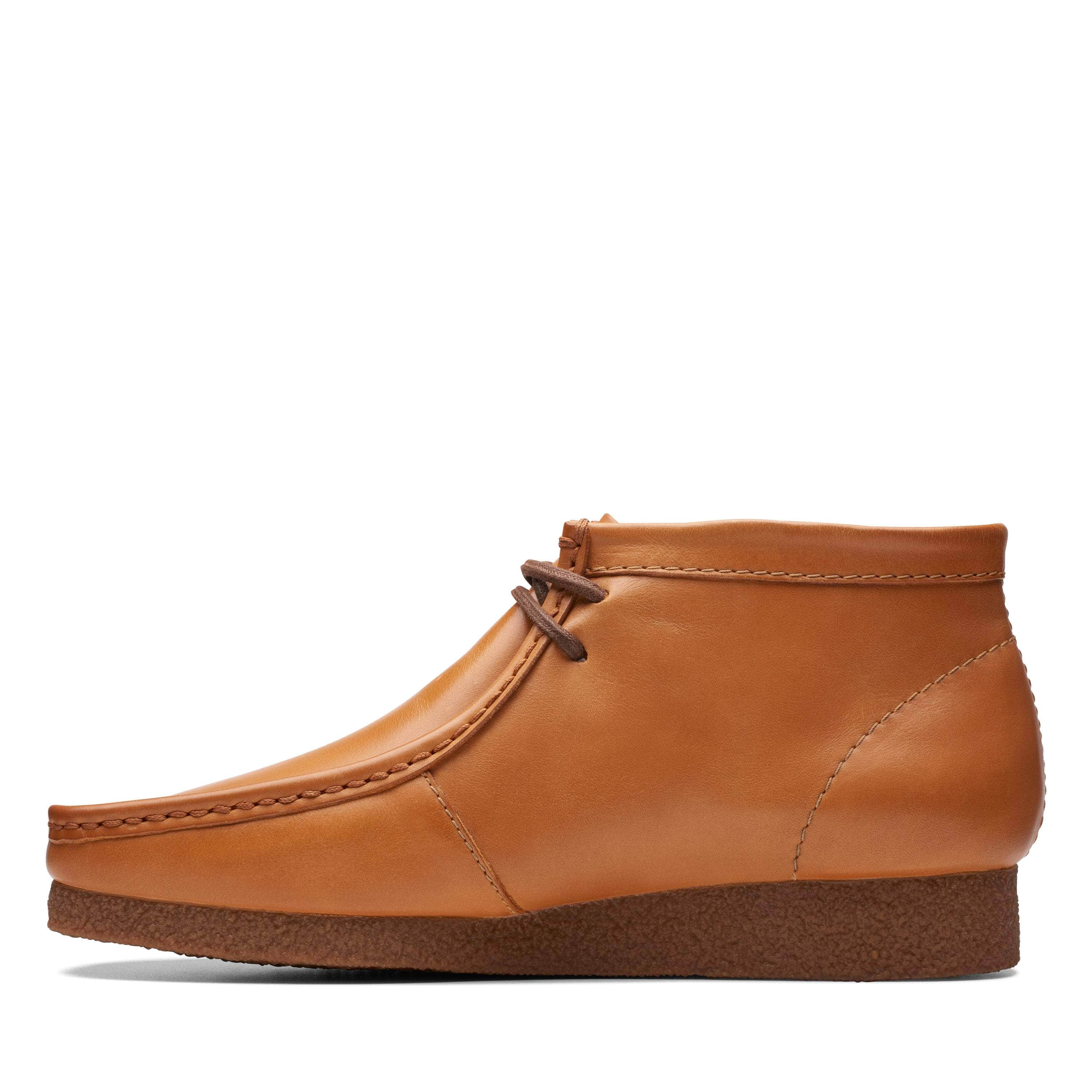 Clarks FOOTWEAR Clarks Shacre Boot Spice Orange Lea - Men's