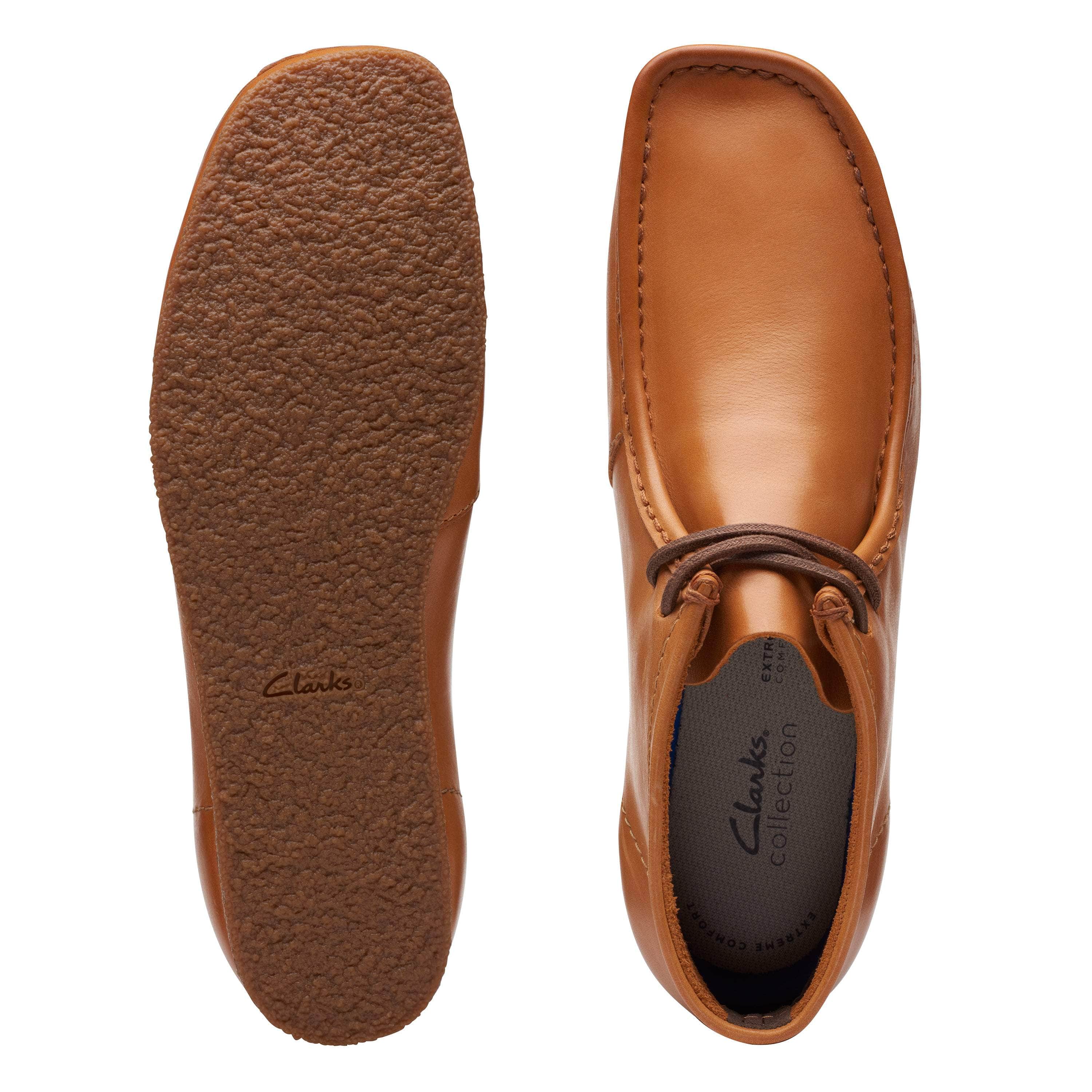 Clarks FOOTWEAR Clarks Shacre Boot Spice Orange Lea - Men's