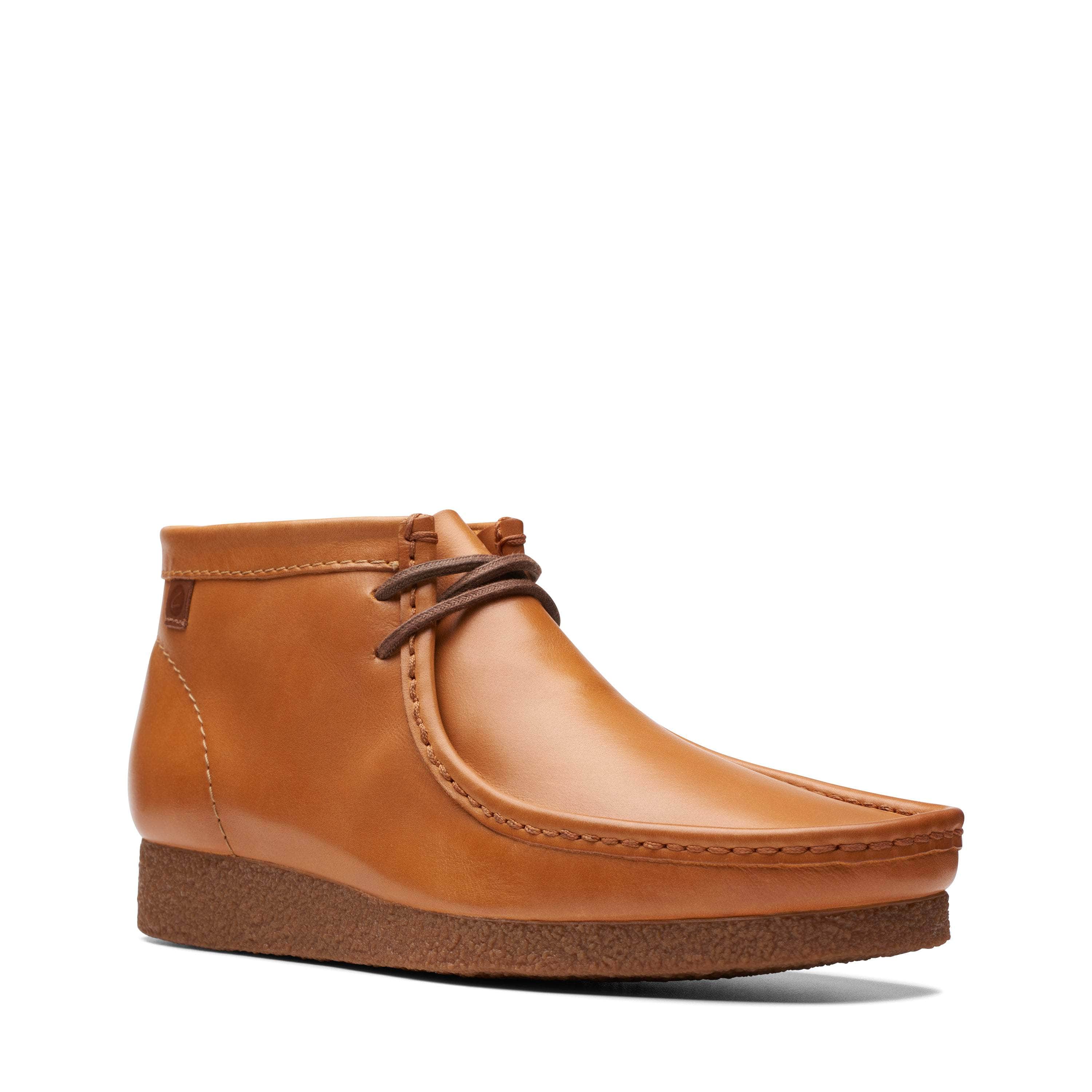 Clarks FOOTWEAR Clarks Shacre Boot Spice Orange Lea - Men's