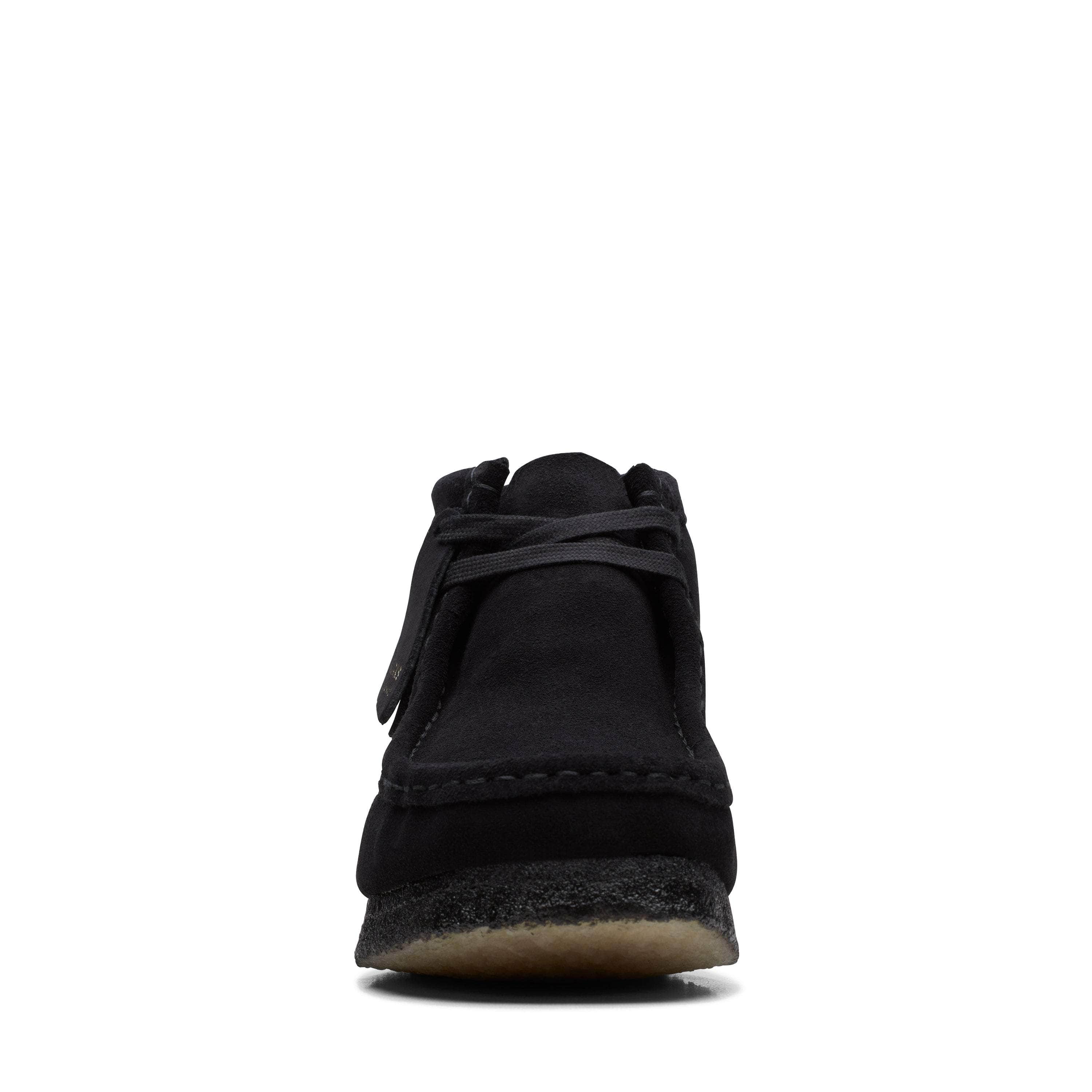 Clarks FOOTWEAR Clarks Wallabee Boot Black Sde - Men's