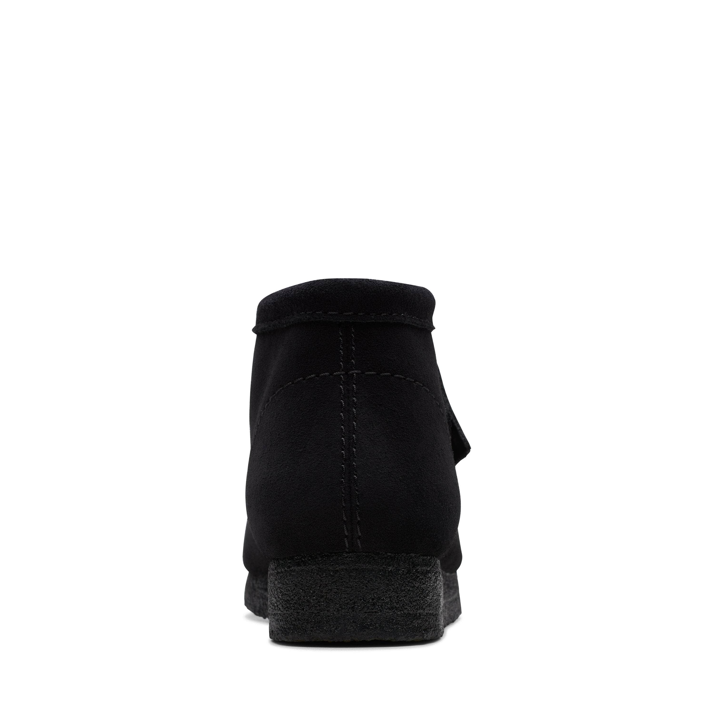 Clarks FOOTWEAR Clarks Wallabee Boot Black Sde - Men's