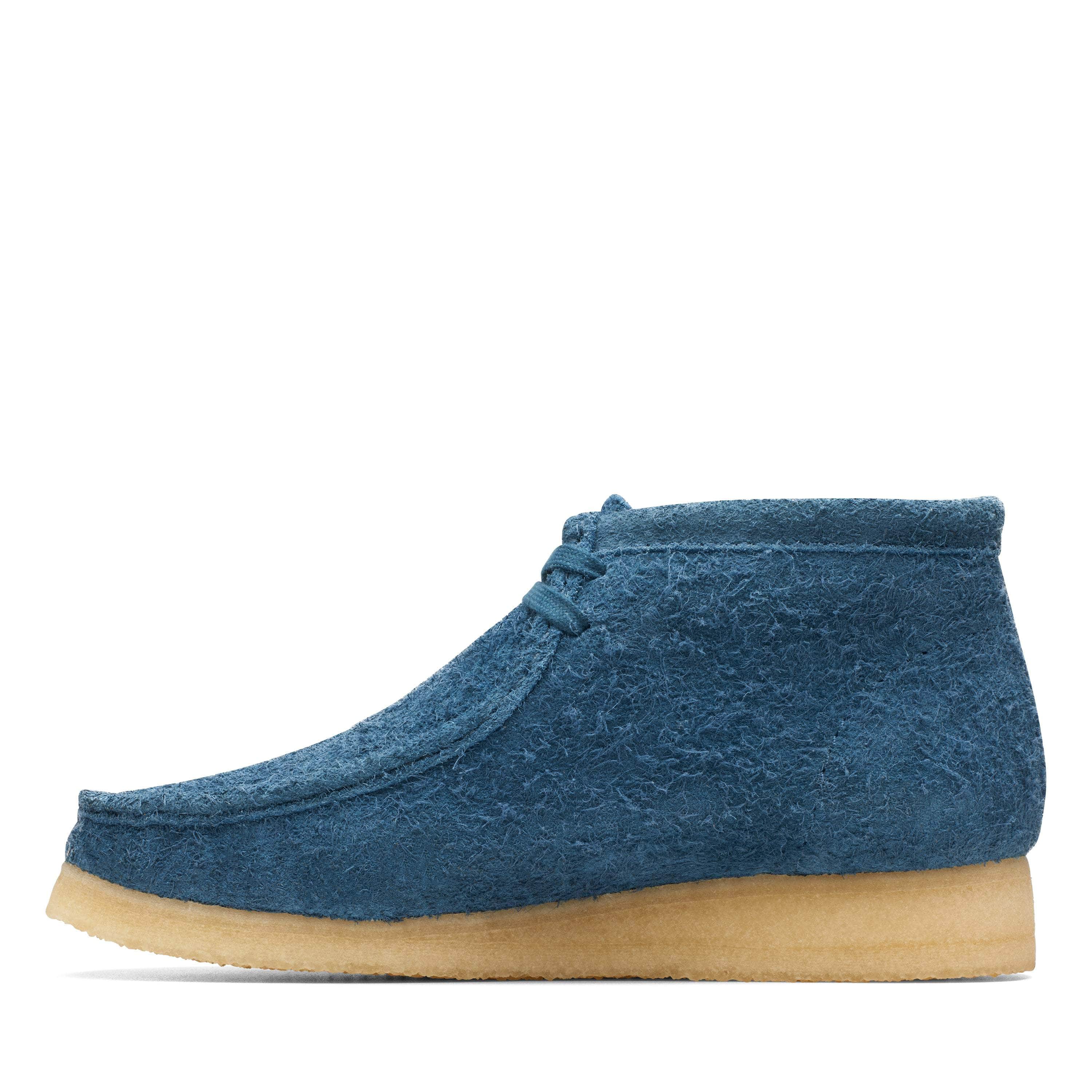 Clarks FOOTWEAR Clarks Wallabee Boot Deep Blue - Men's