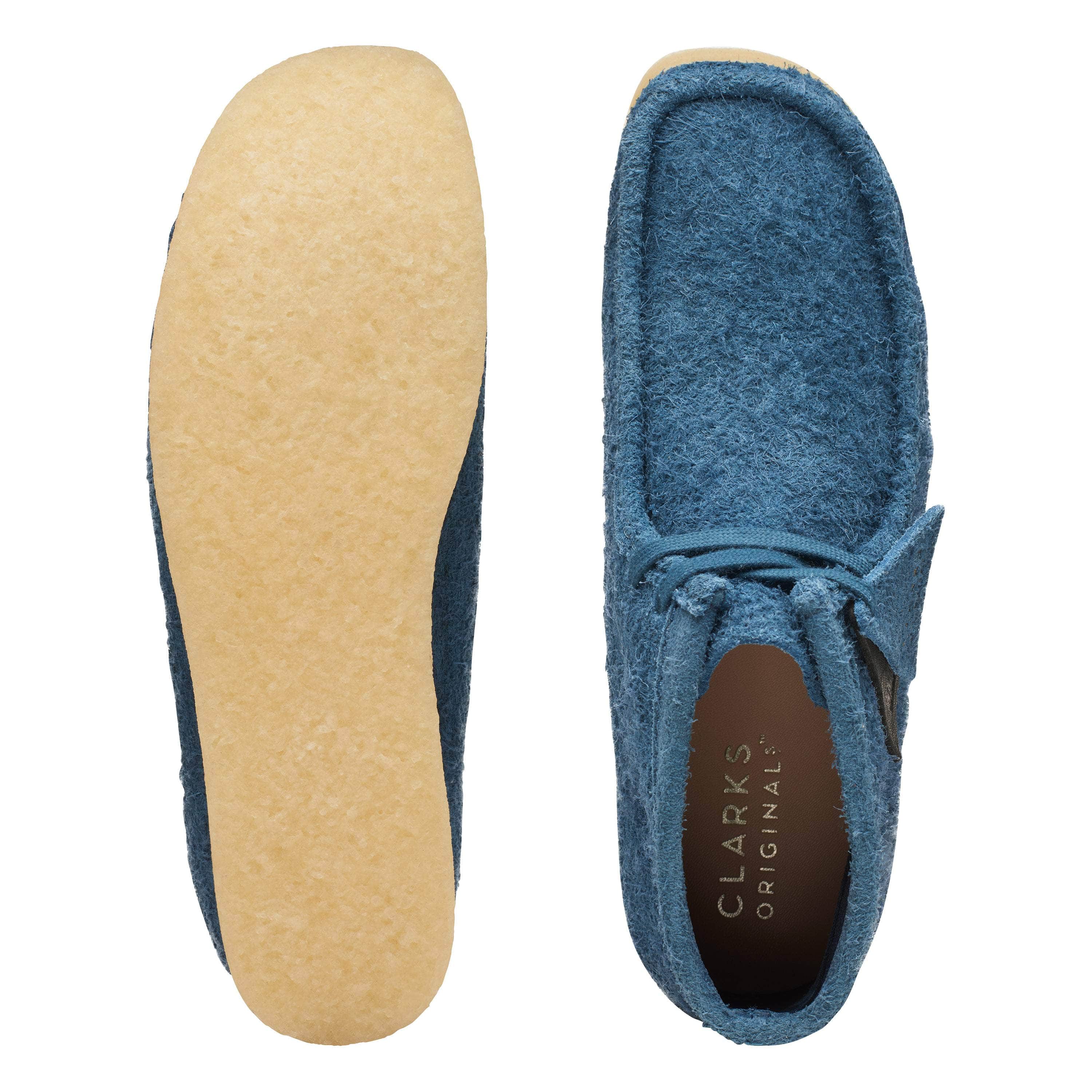 Clarks FOOTWEAR Clarks Wallabee Boot Deep Blue - Men's