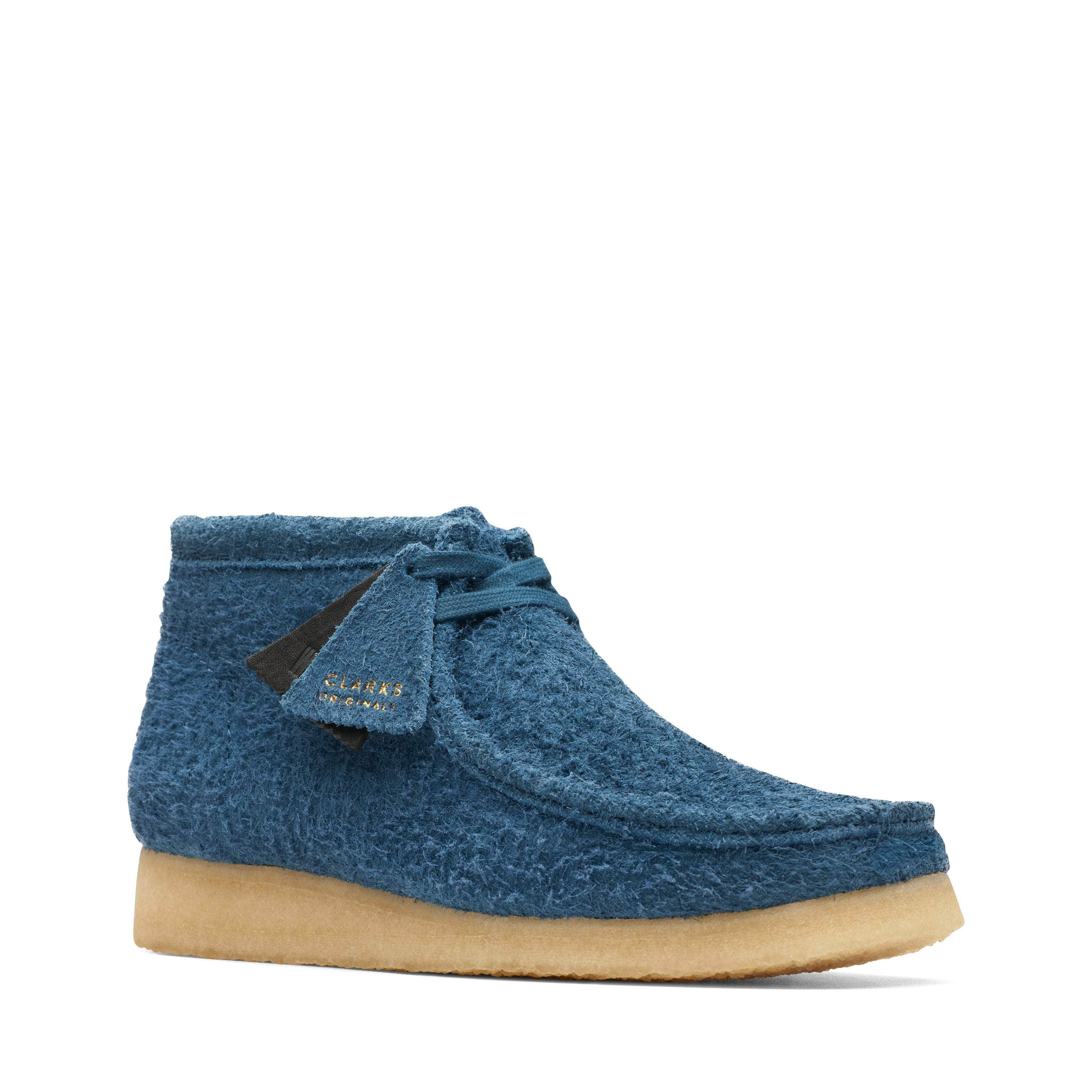 Clarks FOOTWEAR Clarks Wallabee Boot Deep Blue - Men's