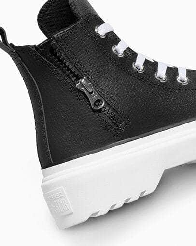 Converse FOOTWEAR Converse Chuck Taylor All Star Lugged Lift Platform Leather - Boy's GS