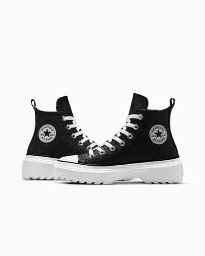 Converse FOOTWEAR Converse Chuck Taylor All Star Lugged Lift Platform Leather - Boy's GS