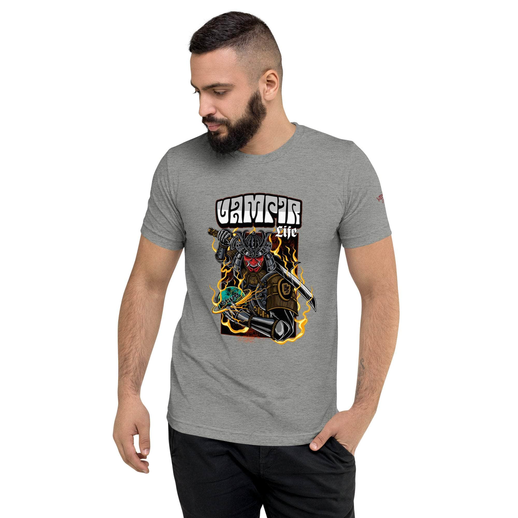 GBNY Athletic Grey Triblend / XS Vamp Life x GBNY Samurai Warrior Tee - Men's 8424009_6472