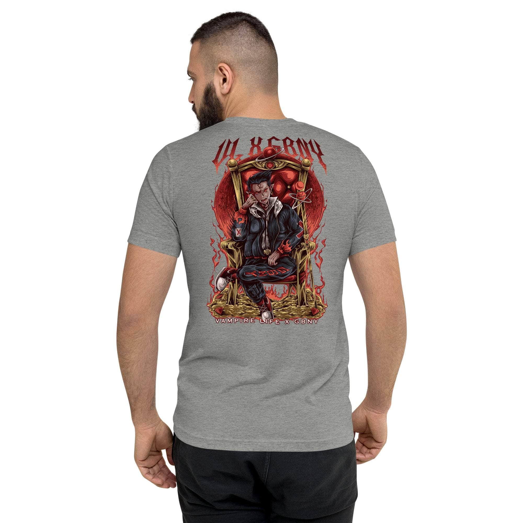 GBNY Athletic Grey Triblend / XS Vamp Life X GBNY "Vampires Throne" T-shirt - Men's 6950324_6472