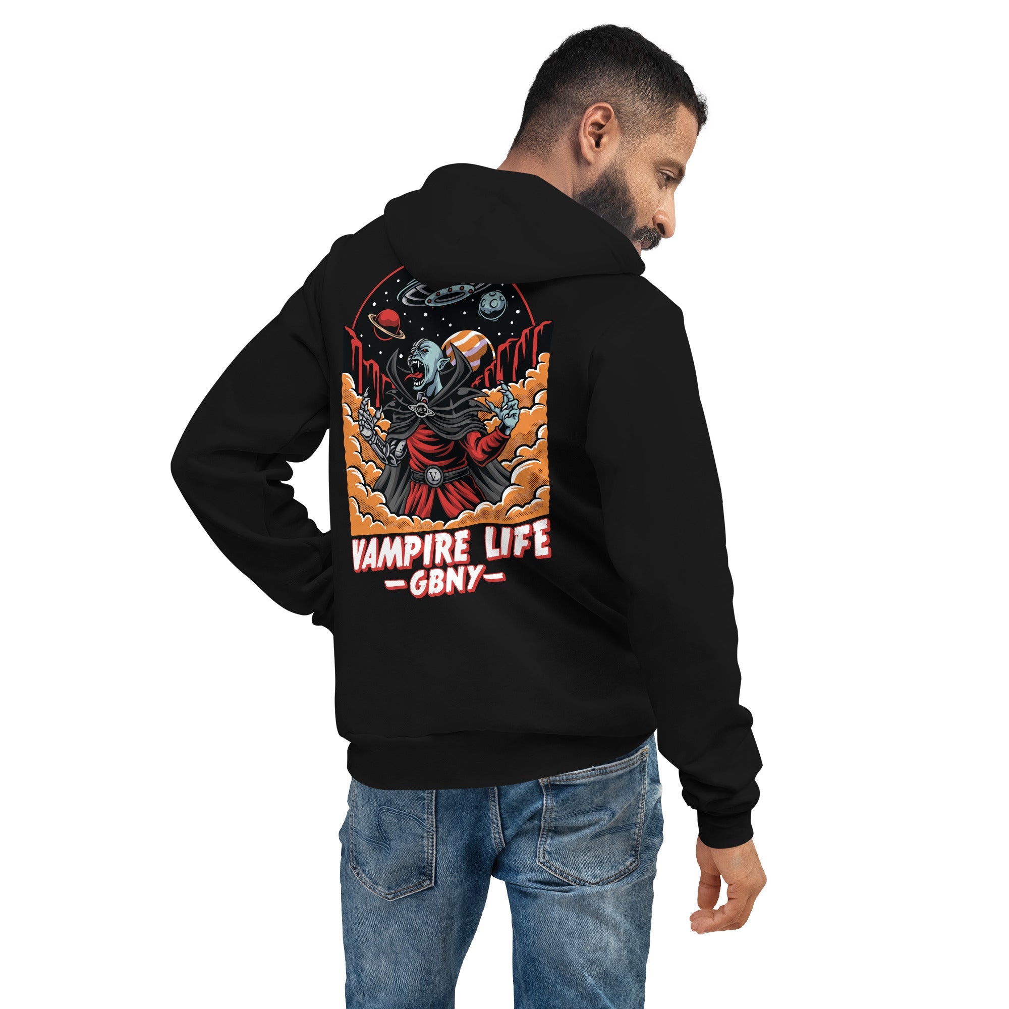 GBNY Black / S Vamp Life X GBNY "Space Vampire" Super Soft Hoodie - Men's 3307733_9227
