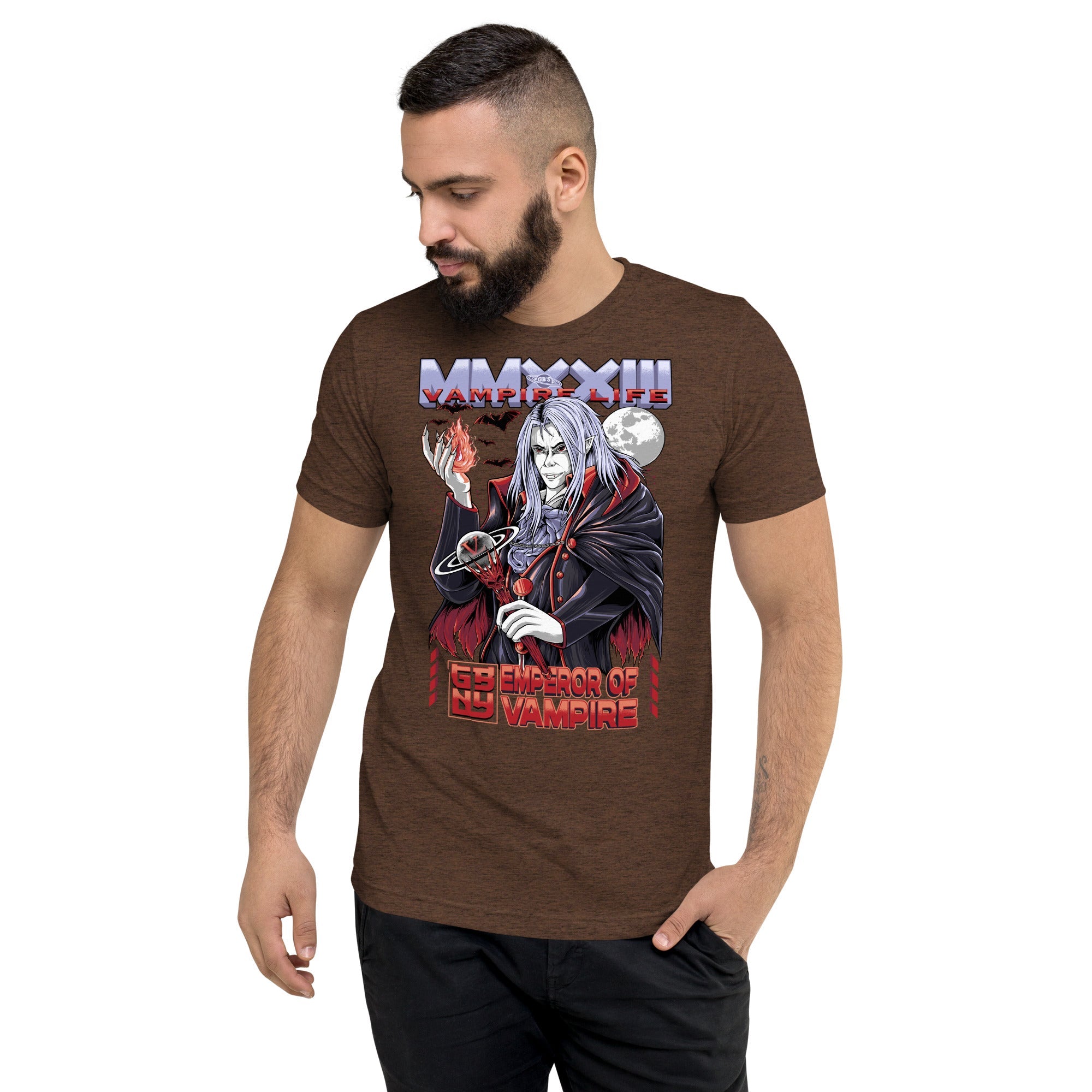GBNY Brown Triblend / XS Vamp Life X GBNY "Emperor Of Vamp" T-shirt - Men's 1895261_6496