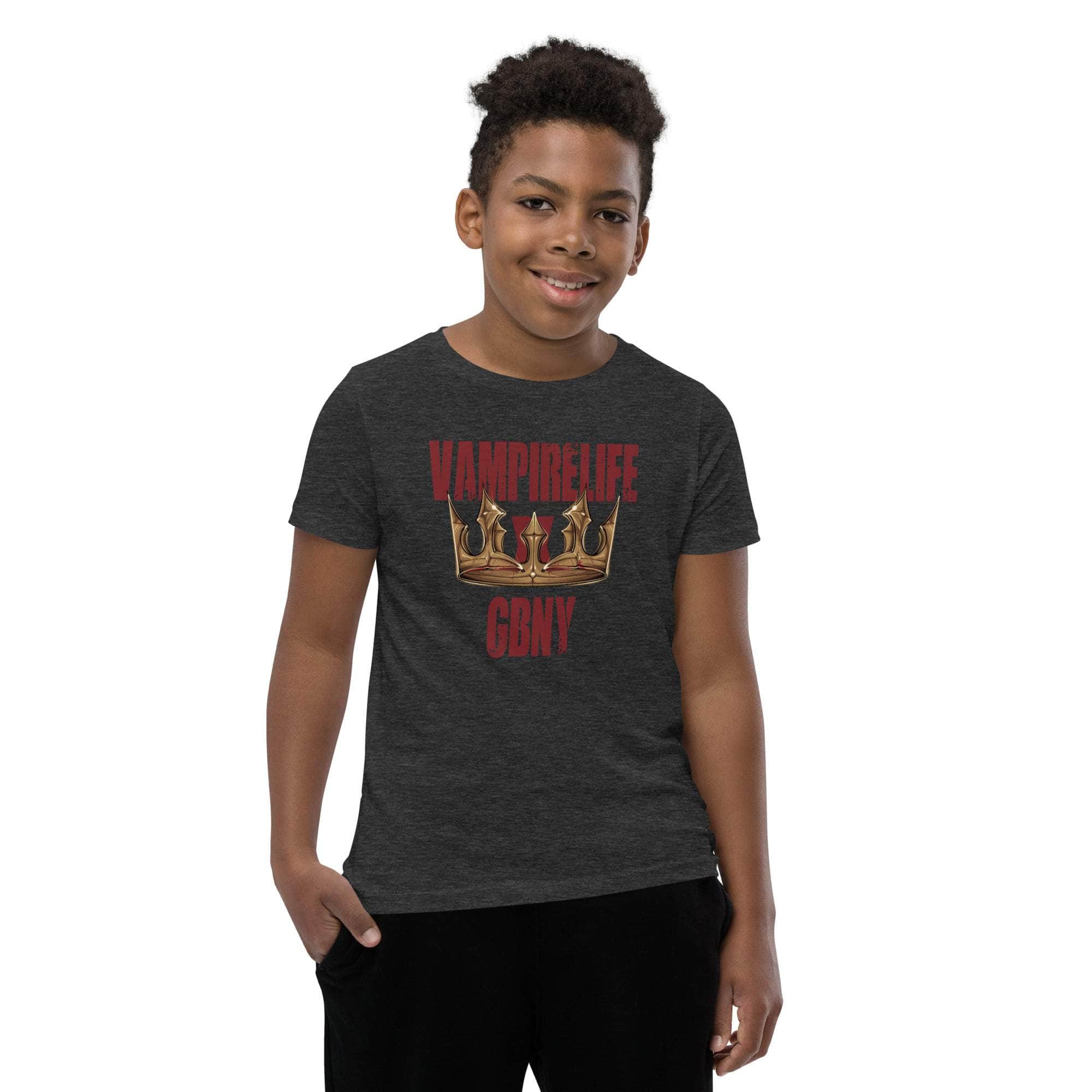 GBNY Dark Grey Heather / S Vamp Life x GBNY Land To Empire T-Shirt - Kid's 4796398_11217