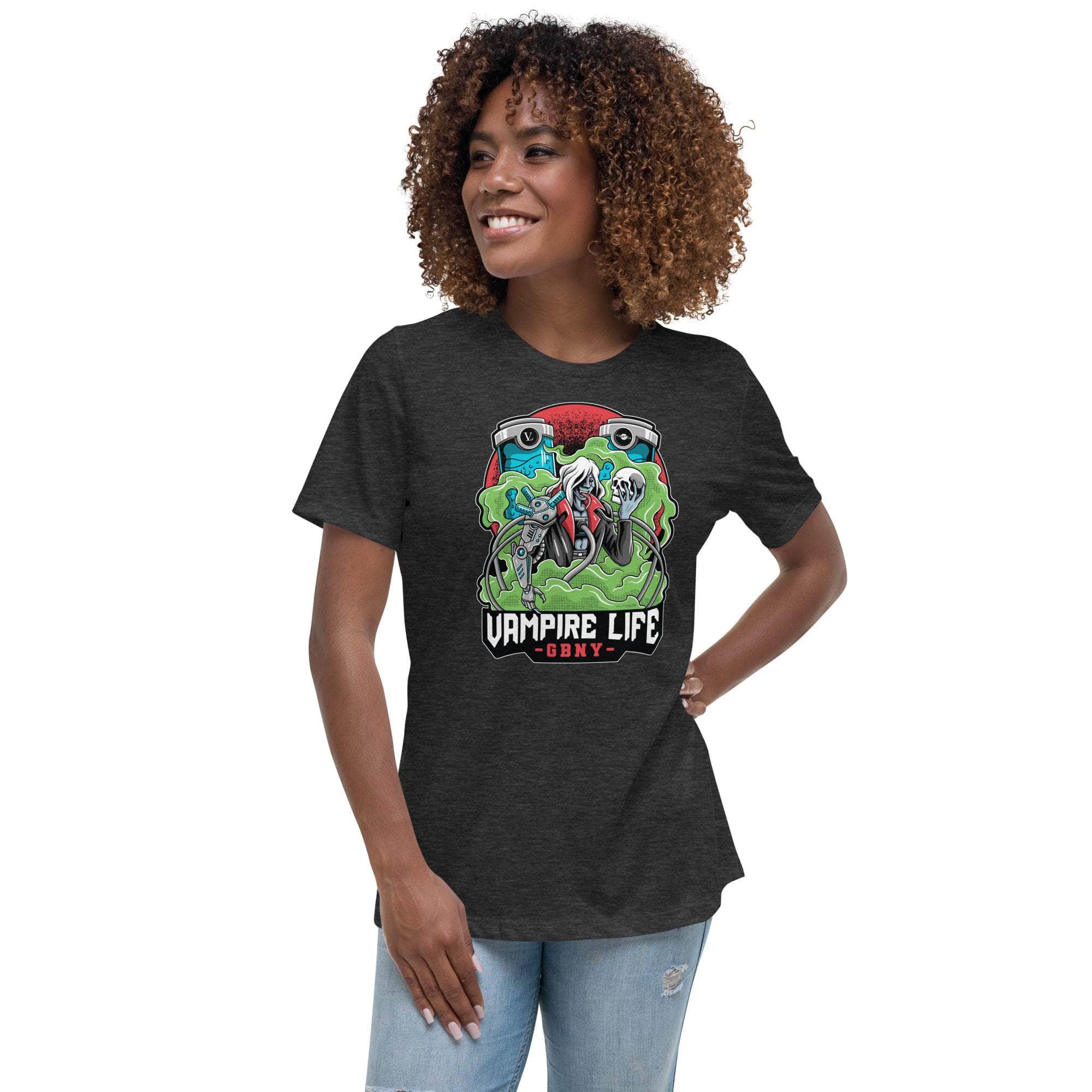 GBNY Dark Grey Heather / S Vamp Life x GBNY Venom T-Shirt - Women's 8589009_10193