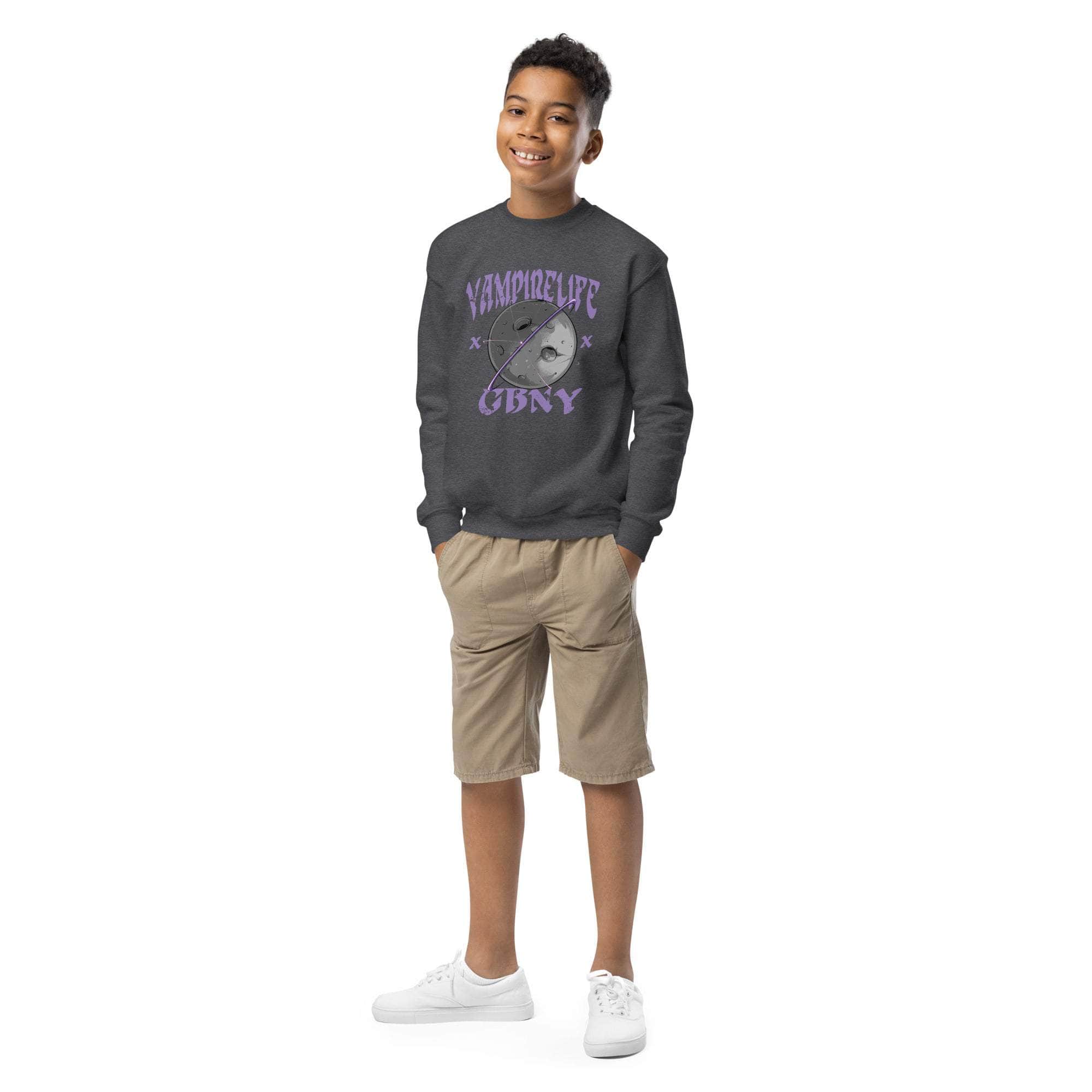 GBNY Dark Heather / XS Vamp Life x GBNY Meteor Sweatshirt - Kid's 9689767_16799