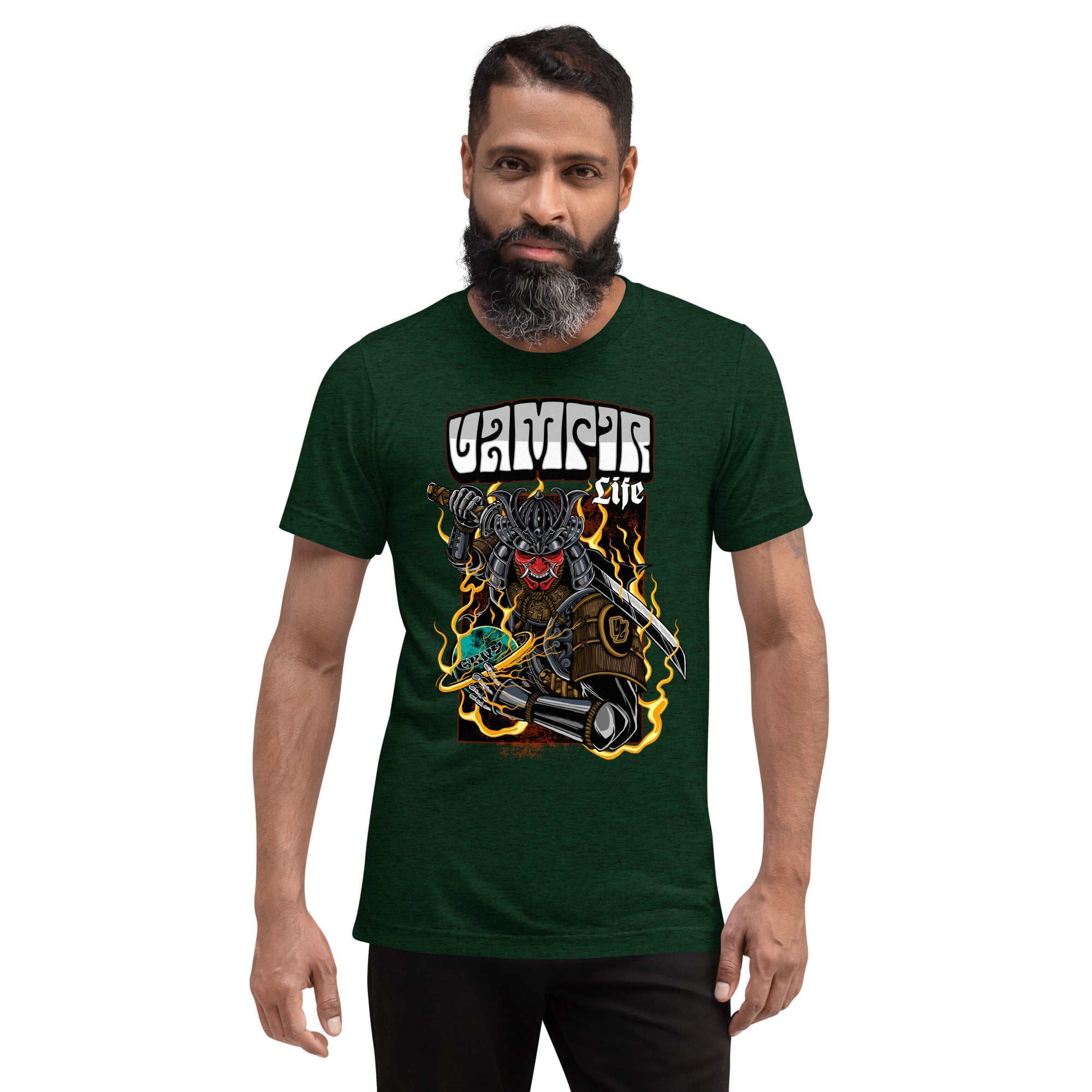 GBNY Emerald Triblend / XS Vamp Life X GBNY "Onimusha" T-shirt - Men's 1718989_6520