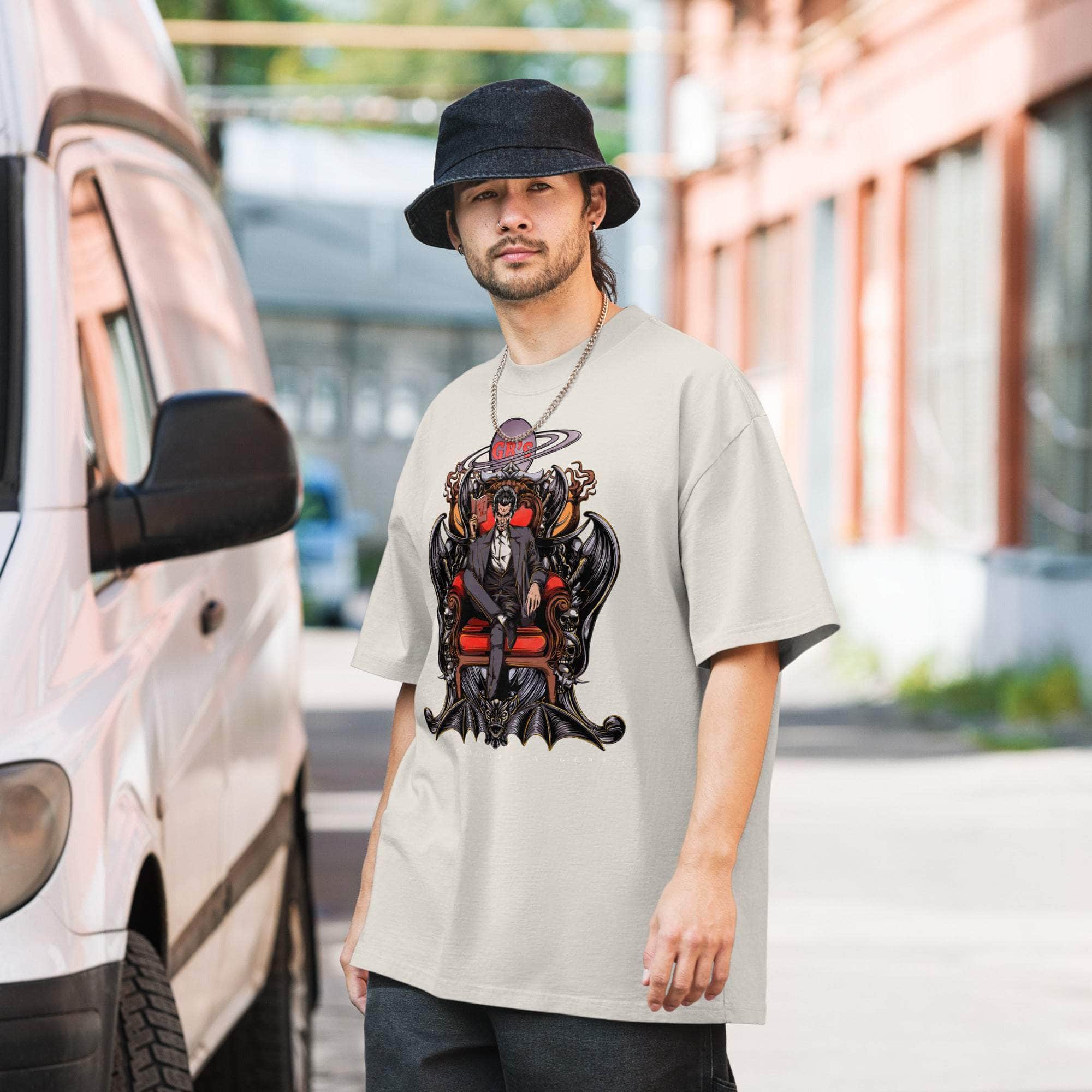 GBNY Faded Bone / S Vamp Life X GBNY "Street Vamp" Oversized Faded T-shirt - Men's 8531549_17570