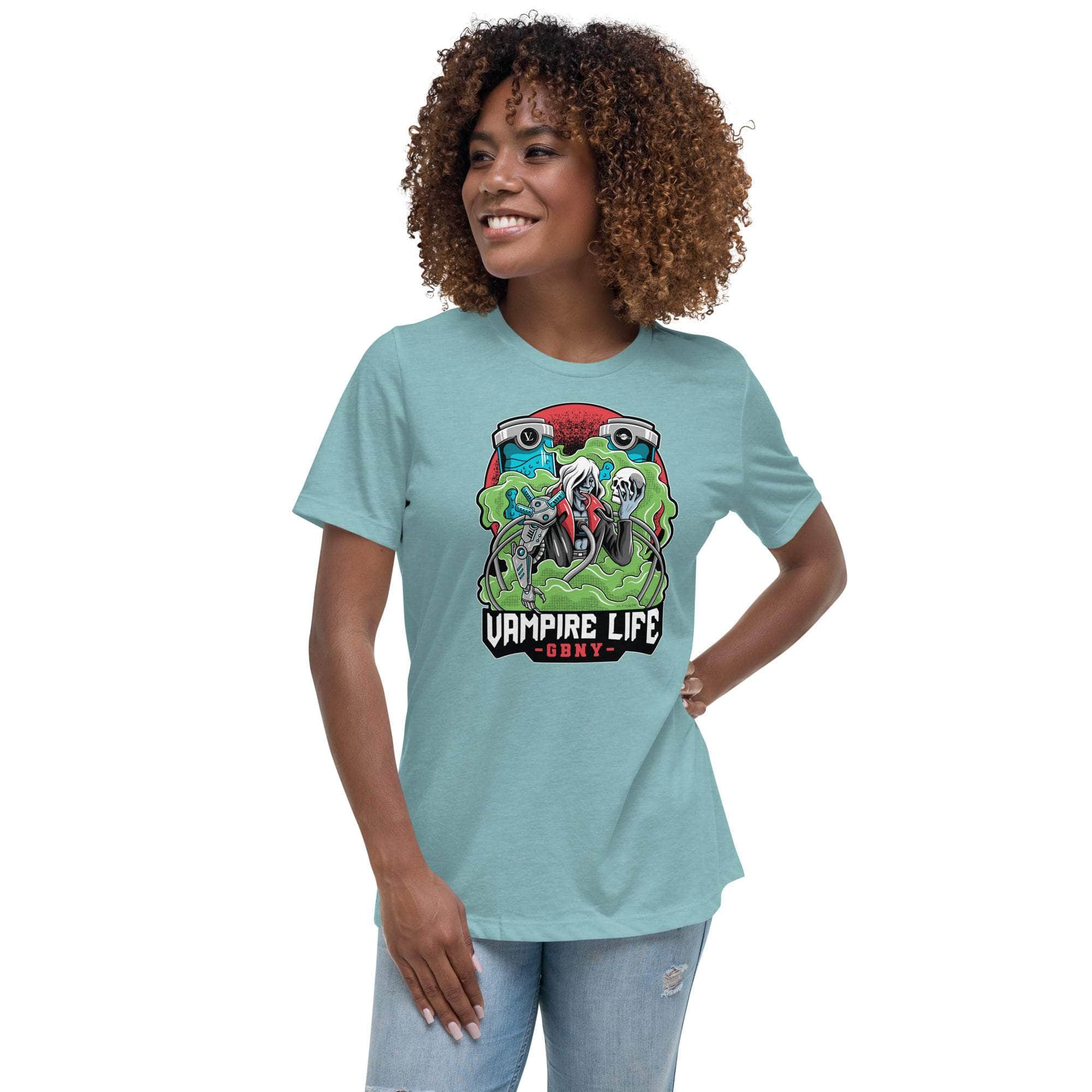 GBNY Heather Blue Lagoon / S Vamp Life x GBNY Venom T-Shirt - Women's 8589009_14258