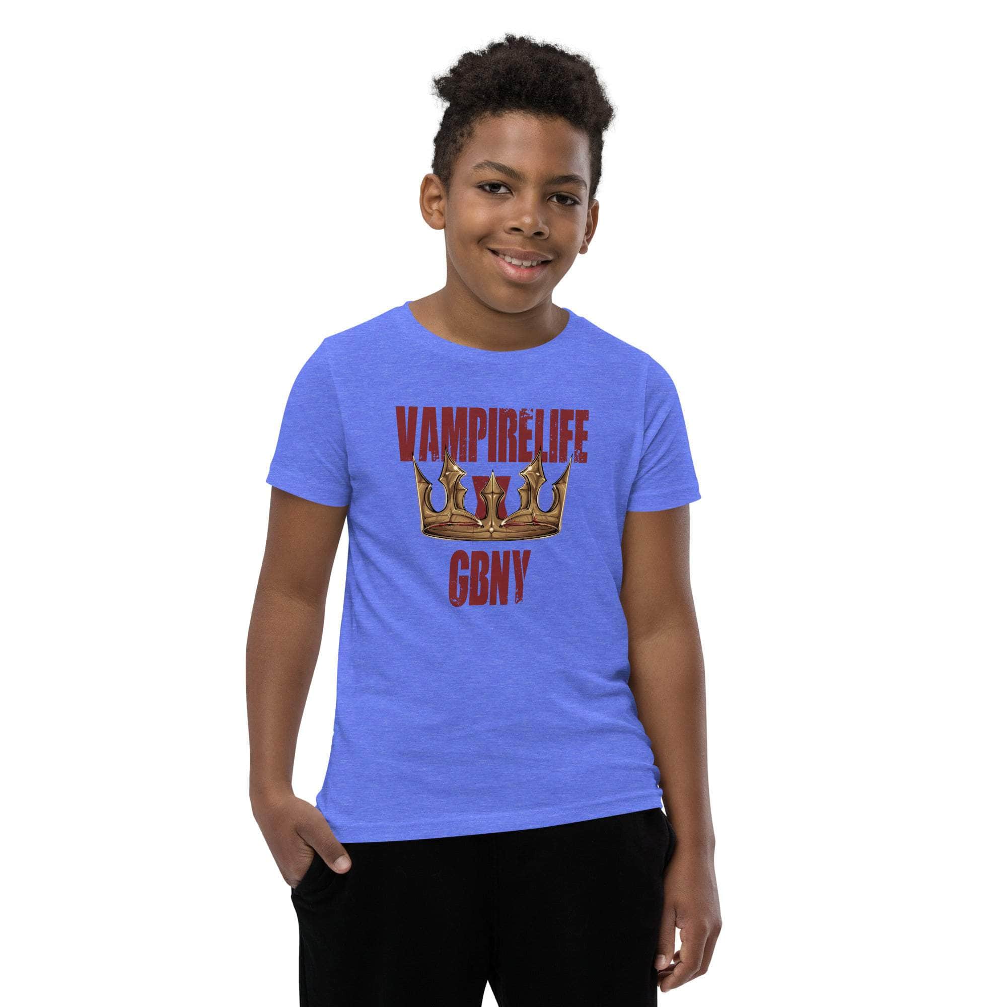 GBNY Heather Columbia Blue / S Vamp Life x GBNY Land To Empire T-Shirt - Kid's 4796398_10620
