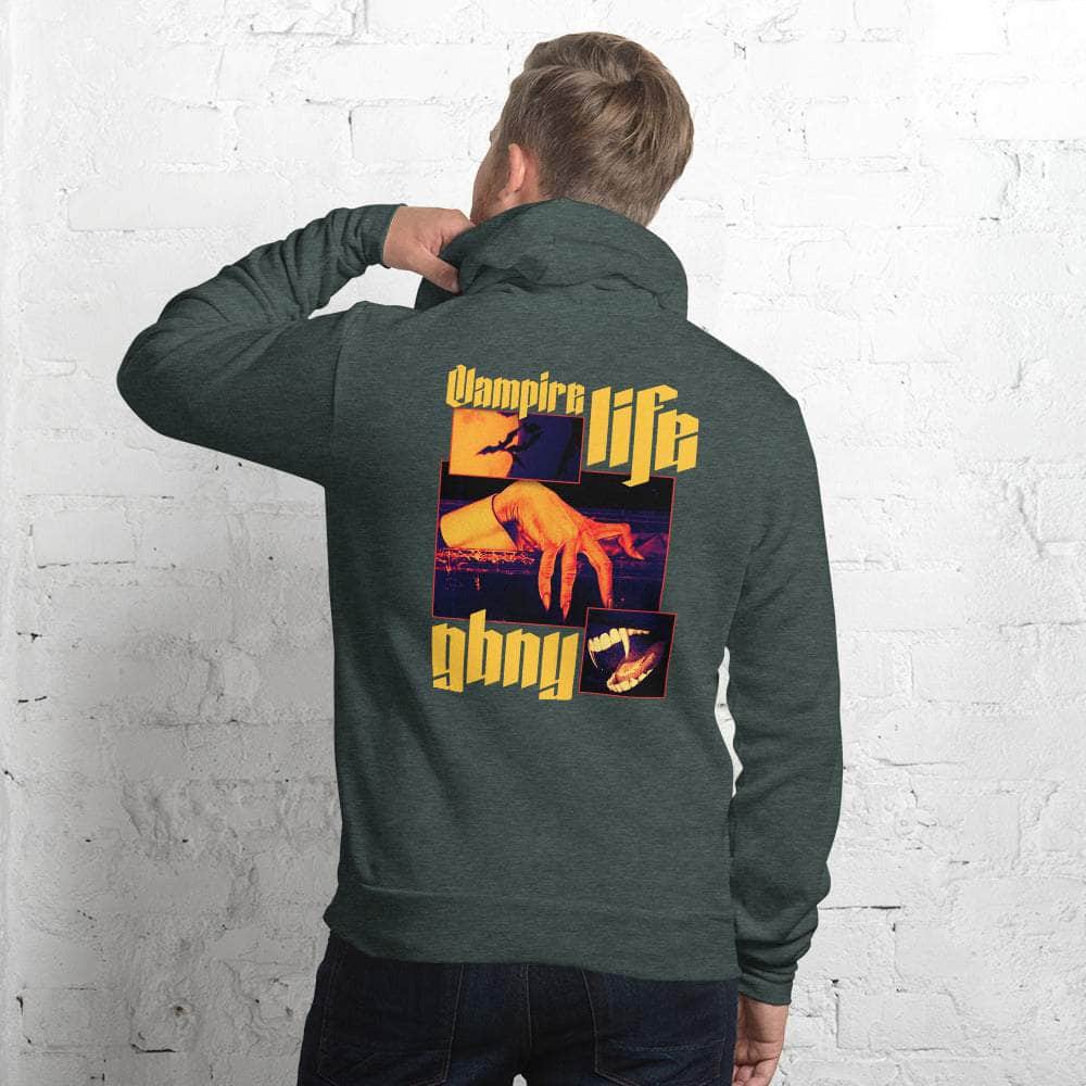 GBNY Heather Forest / S Vamp Life X GBNY "Hiding Vamp" Super Soft Hoodie - Men's 8693834_9245