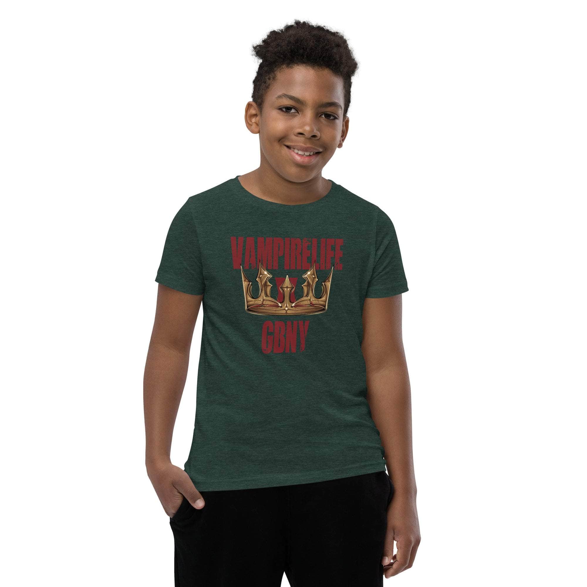 GBNY Heather Forest / S Vamp Life x GBNY Land To Empire T-Shirt - Kid's 4796398_9595
