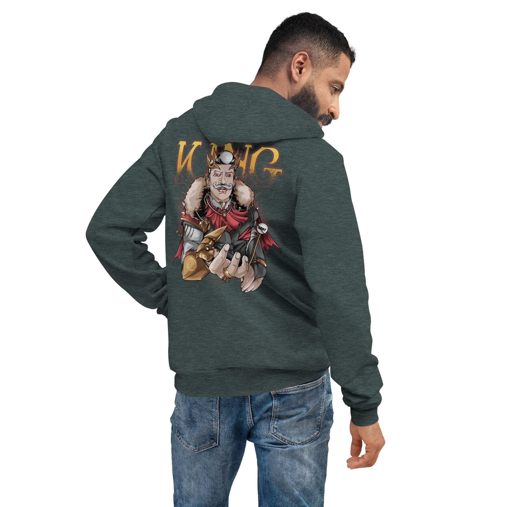GBNY Heather Forest / S Vamp Life X GBNY "Vamp King" Super Soft Hoodie - Men's 7108461_9245